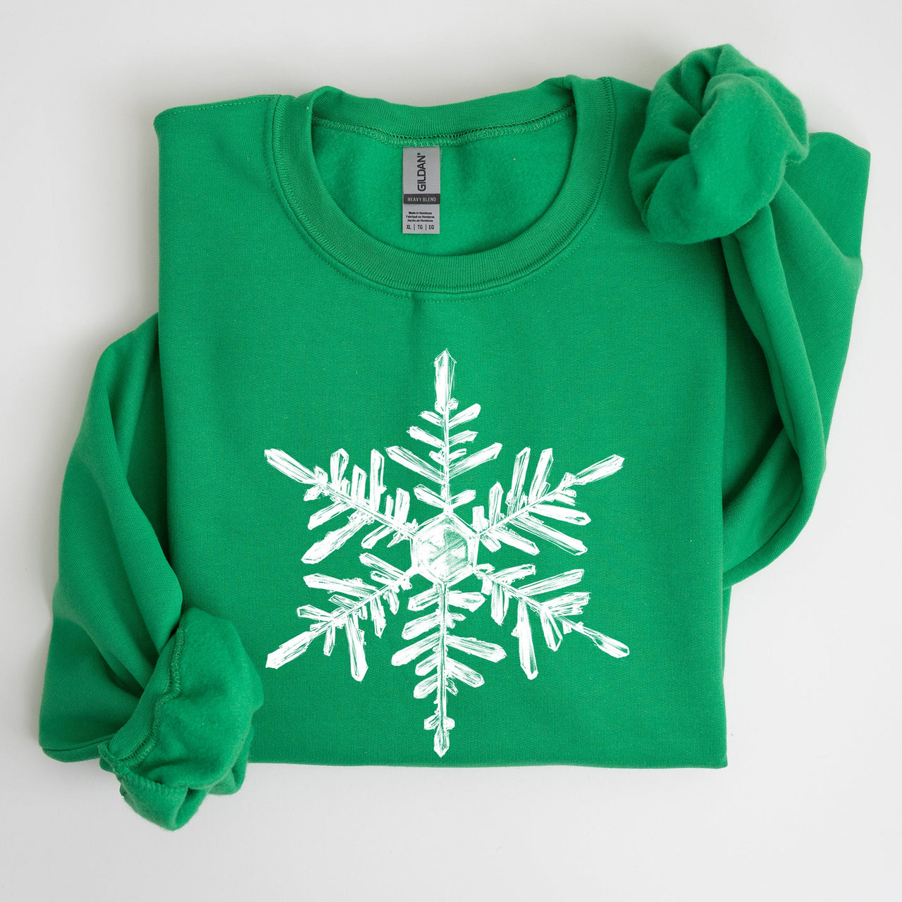 Snowflake Beautiful Winter Christmas Snow Xmas Cozy Holiday Pattern Graphic Sweatshirt