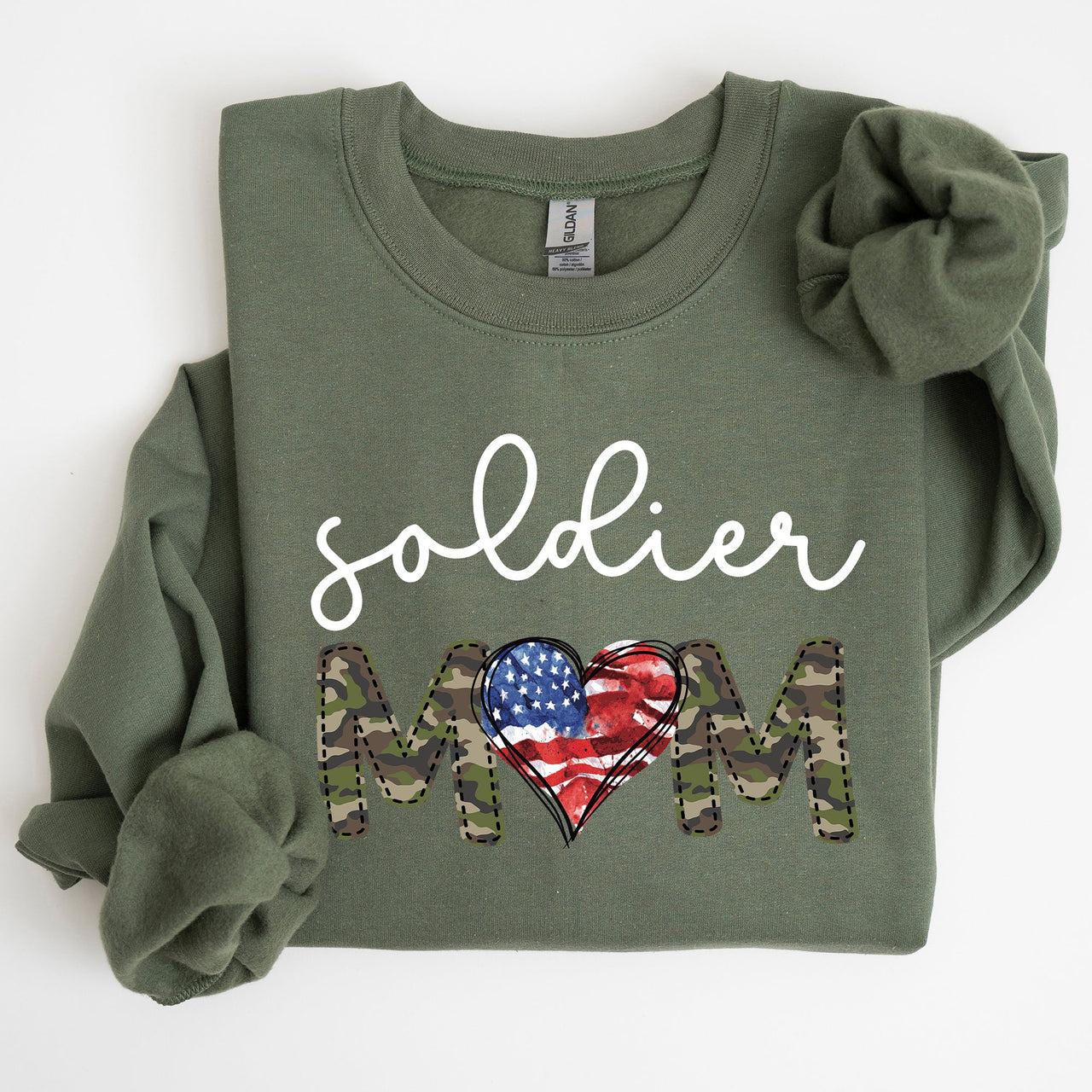 Soldier Mom Military Armed Forces Proud Mama Of A Hero Mother's Day Edition Sweatshirt