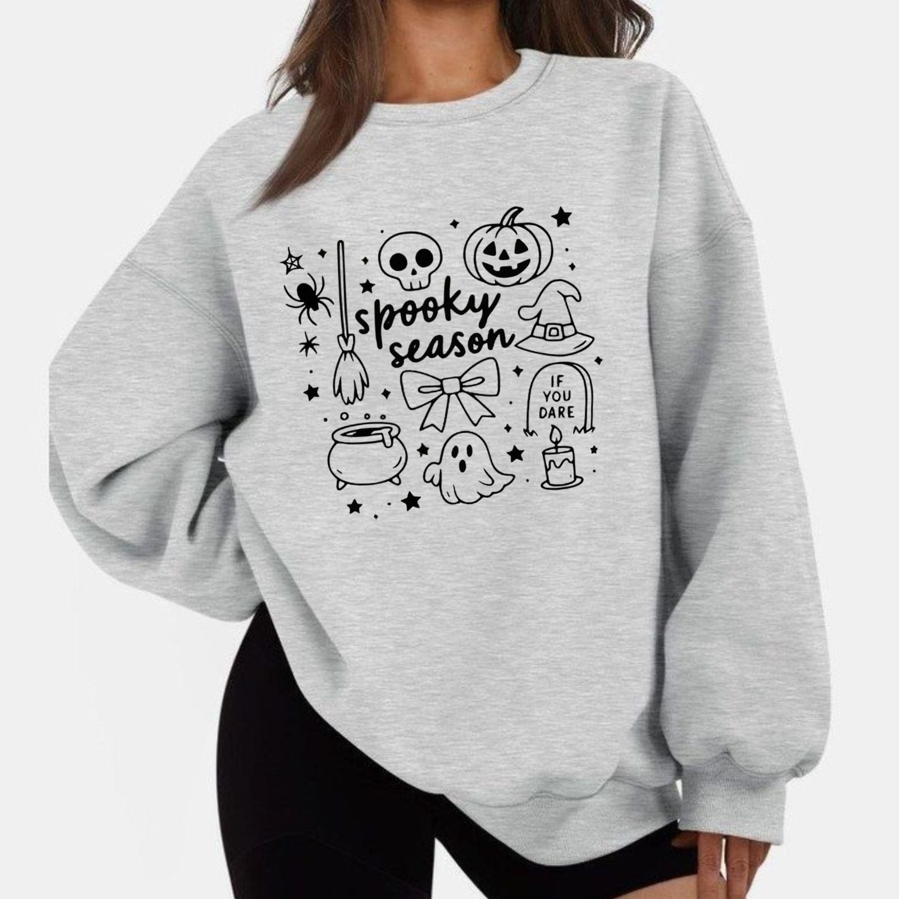 Spooky Season Sweatshirt – Cozy & Classic Halloween Crewneck