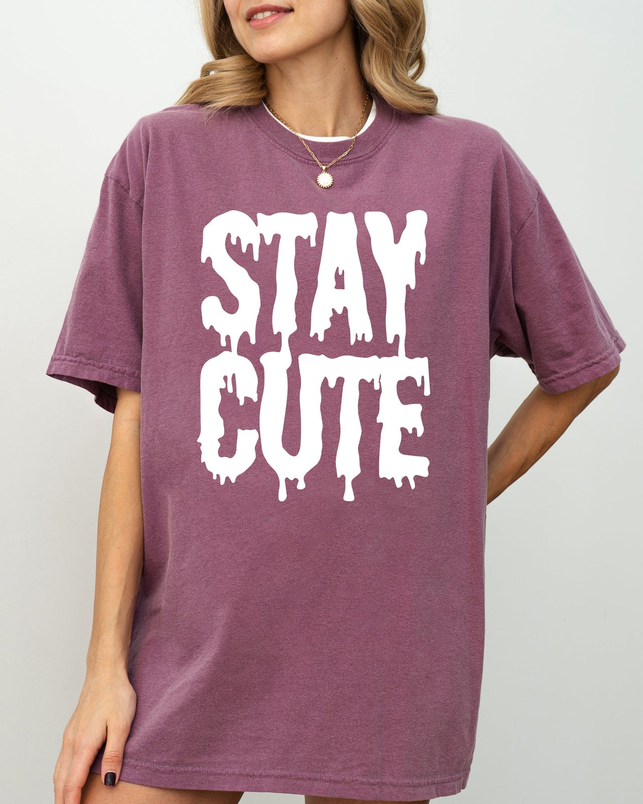 Stay Cute Spooky Creepy Halloween Exclusive Graphic Edition For Haunted Wardrobe Collection Comfort Colors Tee