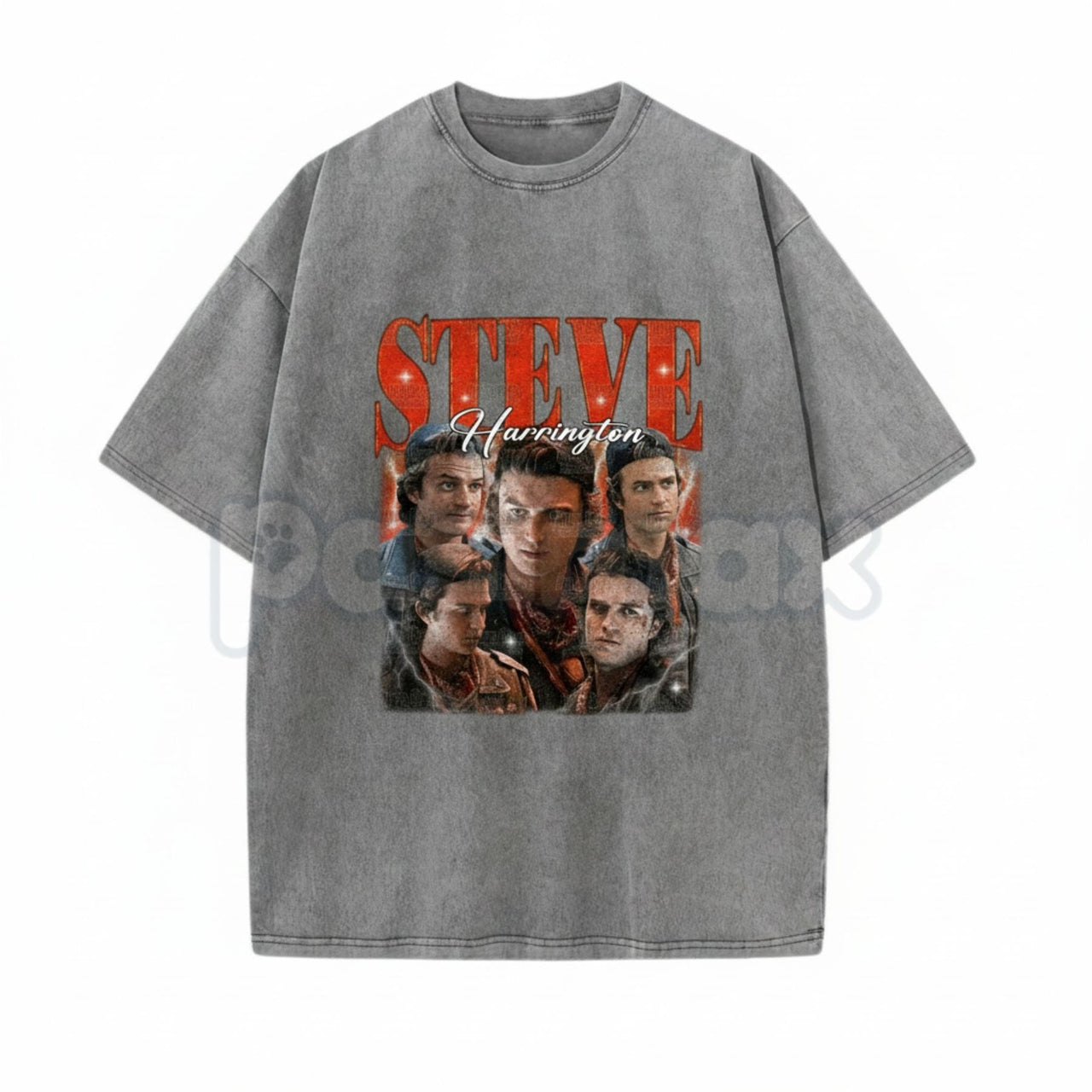 Steve Harrington Unisex Washed T-Shirt – Vintage Hawkins 