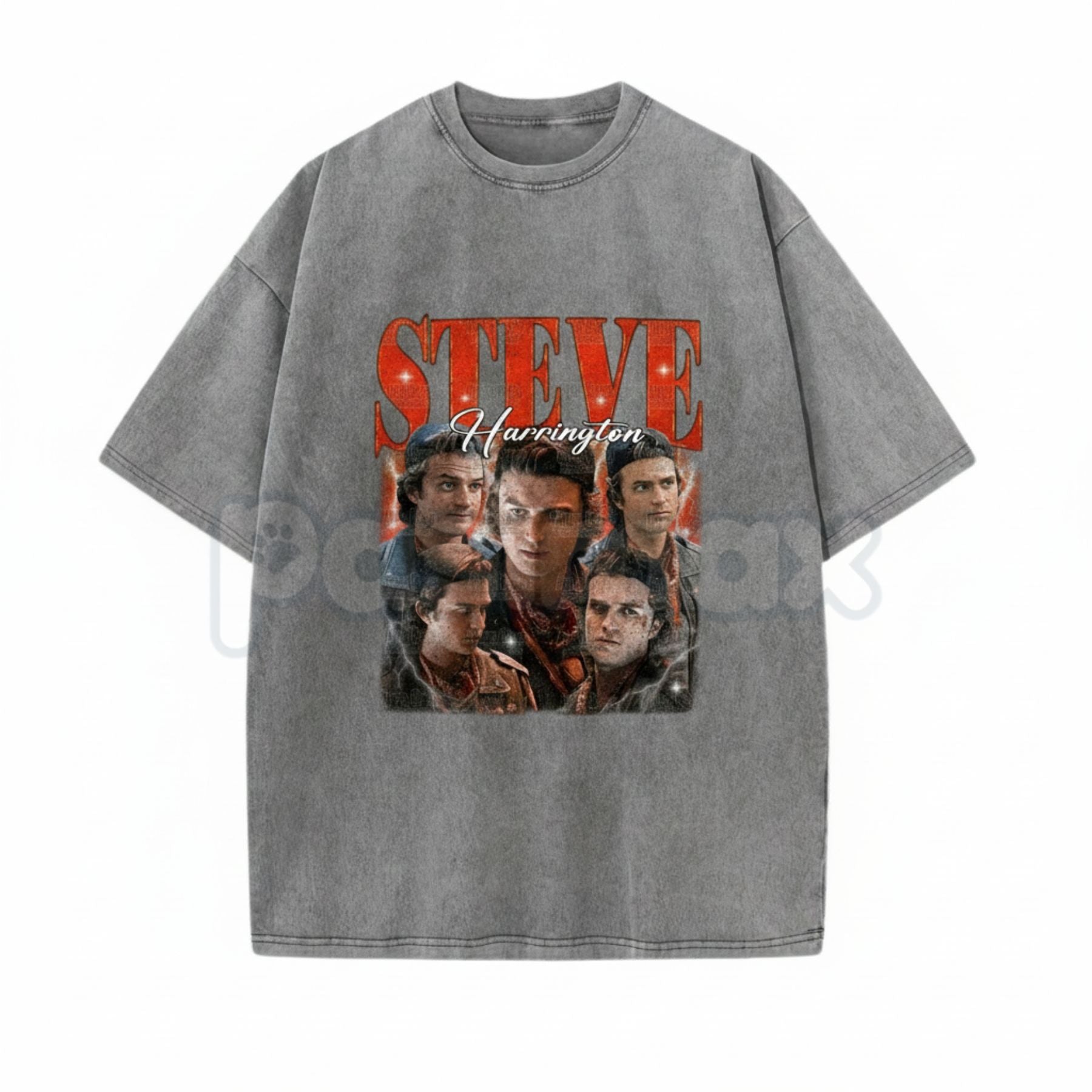 Steve Harrington Unisex Washed T-Shirt – Vintage Hawkins 