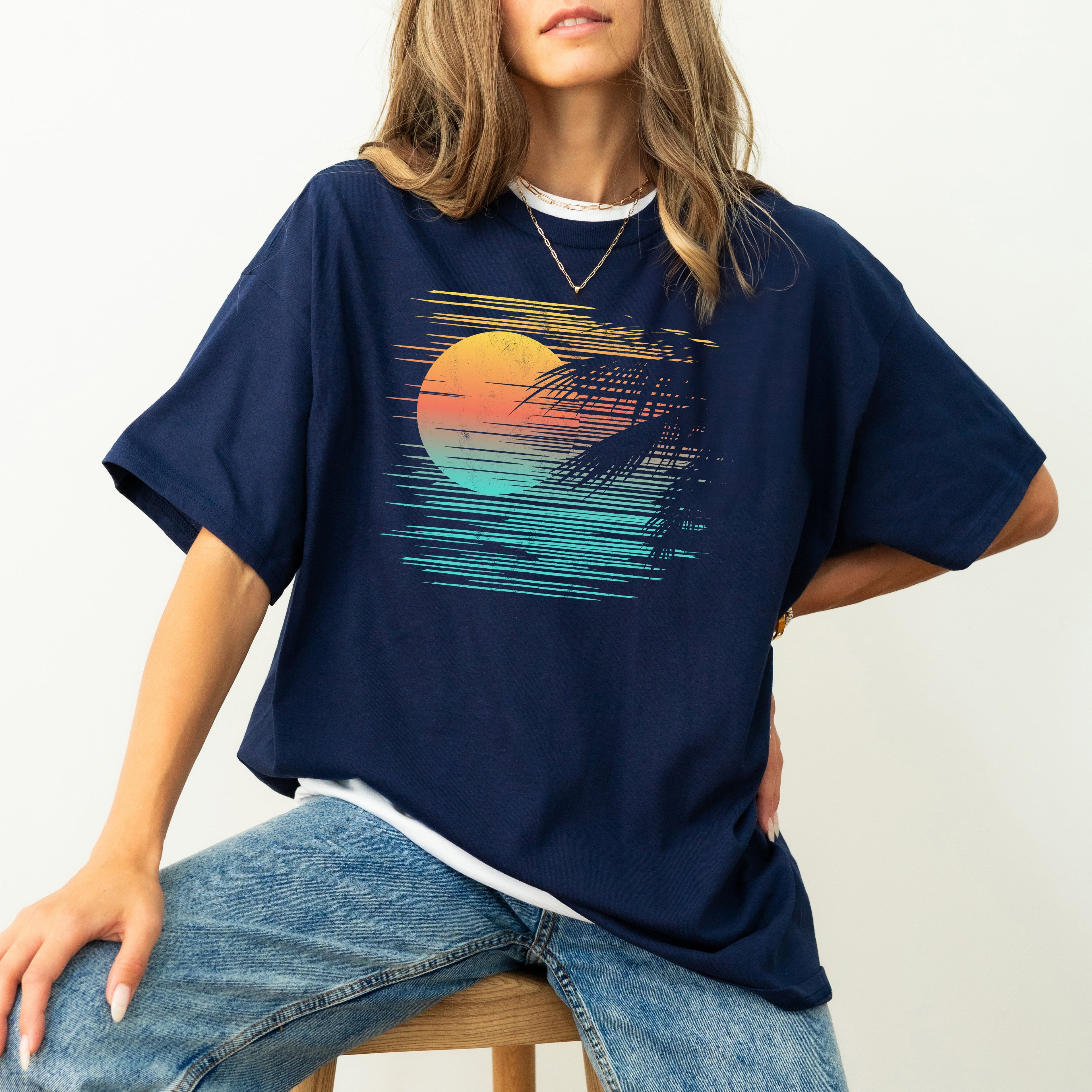 Summer Sunset Beach Vibes Palm Tree Lined Edition Embracing Hot Girl Summer Coastal Dream Comfort Colors Tee