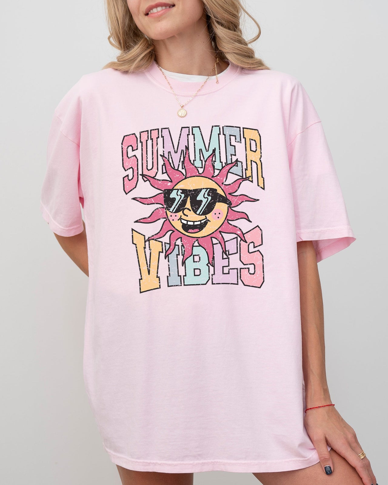 Summer Vibes Retro Hot Girl Summer Beach Vacation Edition Collection Comfort Colors Tee