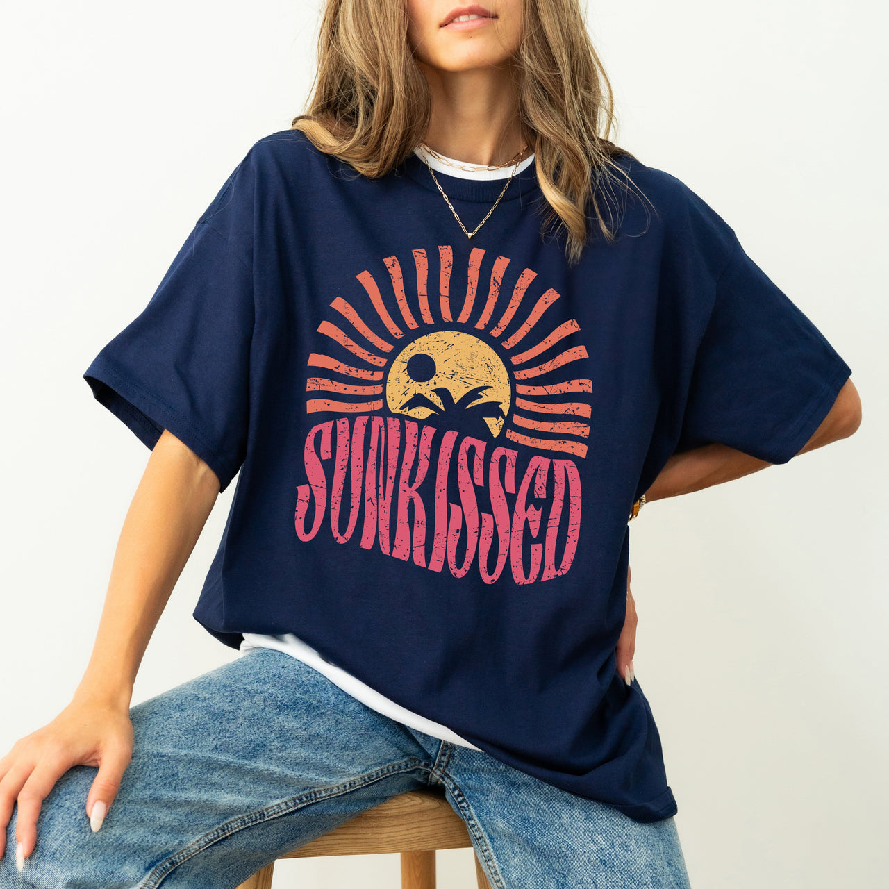 Sunkissed Beach Fun Sunset Beach Wear Palm Tree Hot Girl Summer Comfort Colors Tee