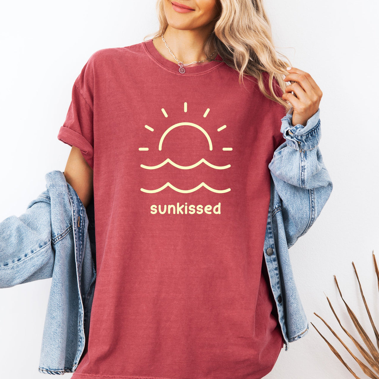 Sunkissed Retro Minimalist Sunshine Beach Summer Vibes Edition Comfort Colors Tee
