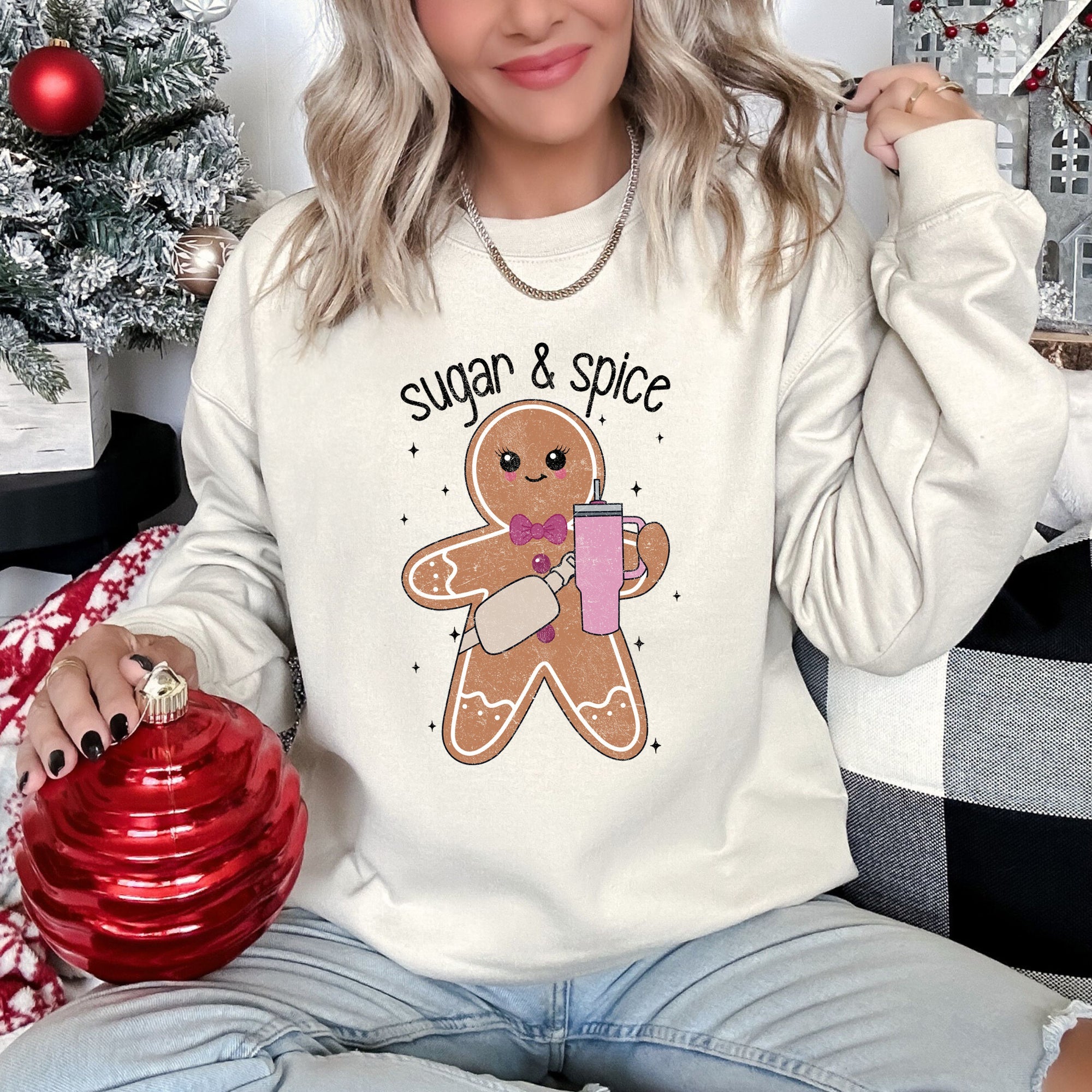 Super And Spice Gingerbread Man Stanley Holiday Edition Cozy Seasonal Collection Sweatshirt