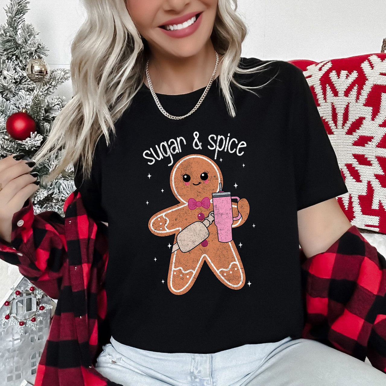 Super And Spice Gingerbread Man Stanley Christmas Whimsical Cookie Cutter Classic Graphic Tee