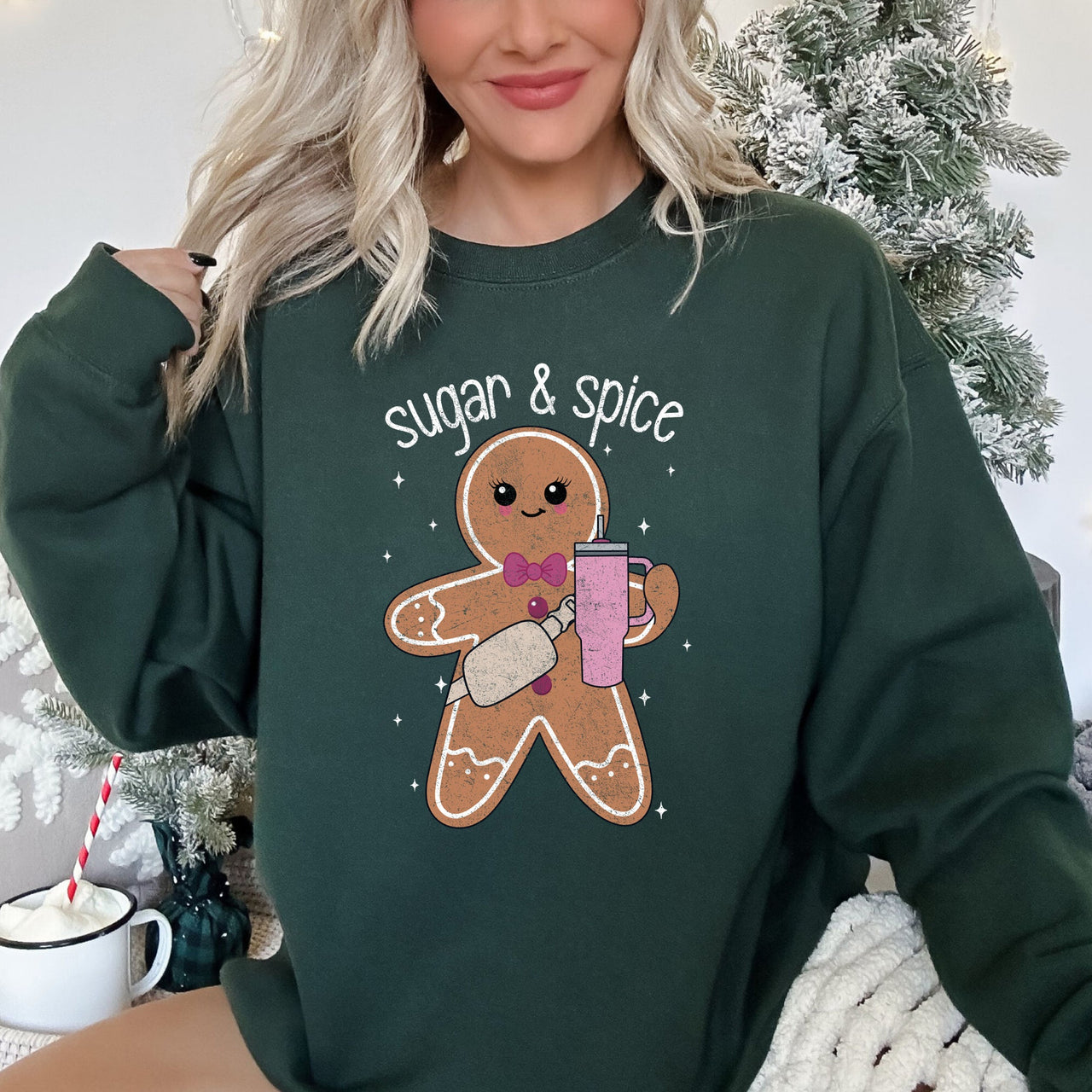 Super And Spice Gingerbread Man Stanley Holiday Edition Cozy Seasonal Collection Sweatshirt