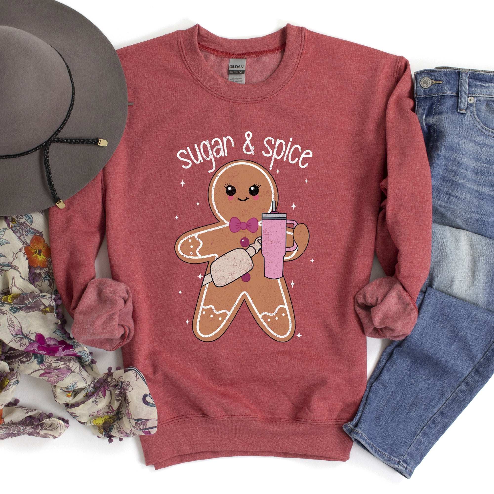 Super And Spice Gingerbread Man Stanley Holiday Edition Cozy Seasonal Collection Sweatshirt