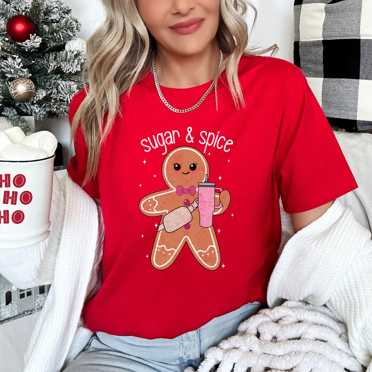 Super And Spice Gingerbread Man Stanley Christmas Whimsical Cookie Cutter Classic Graphic Tee