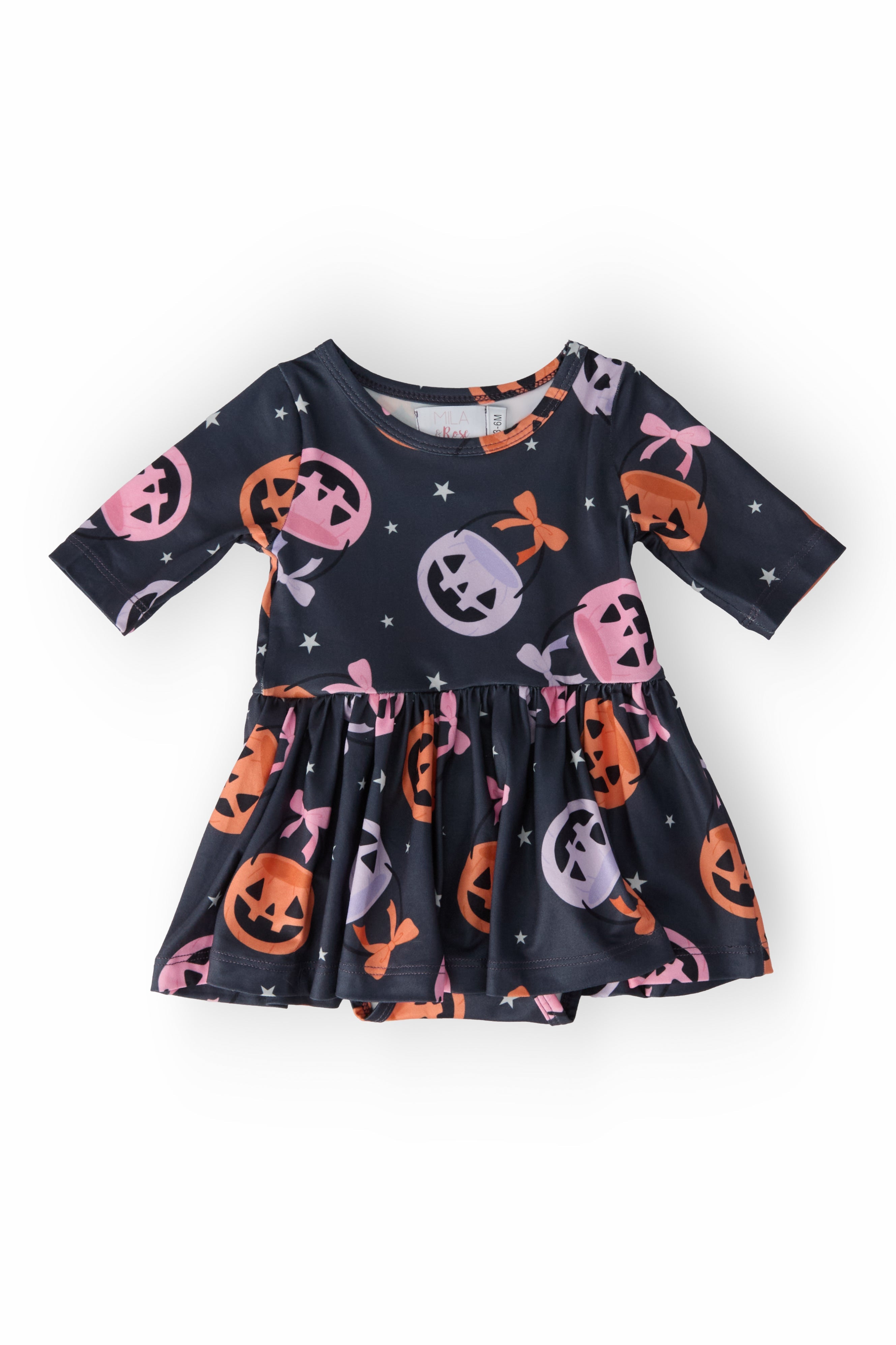 Sweet Tooth 3/4 Sleeve Twirl Bodysuit