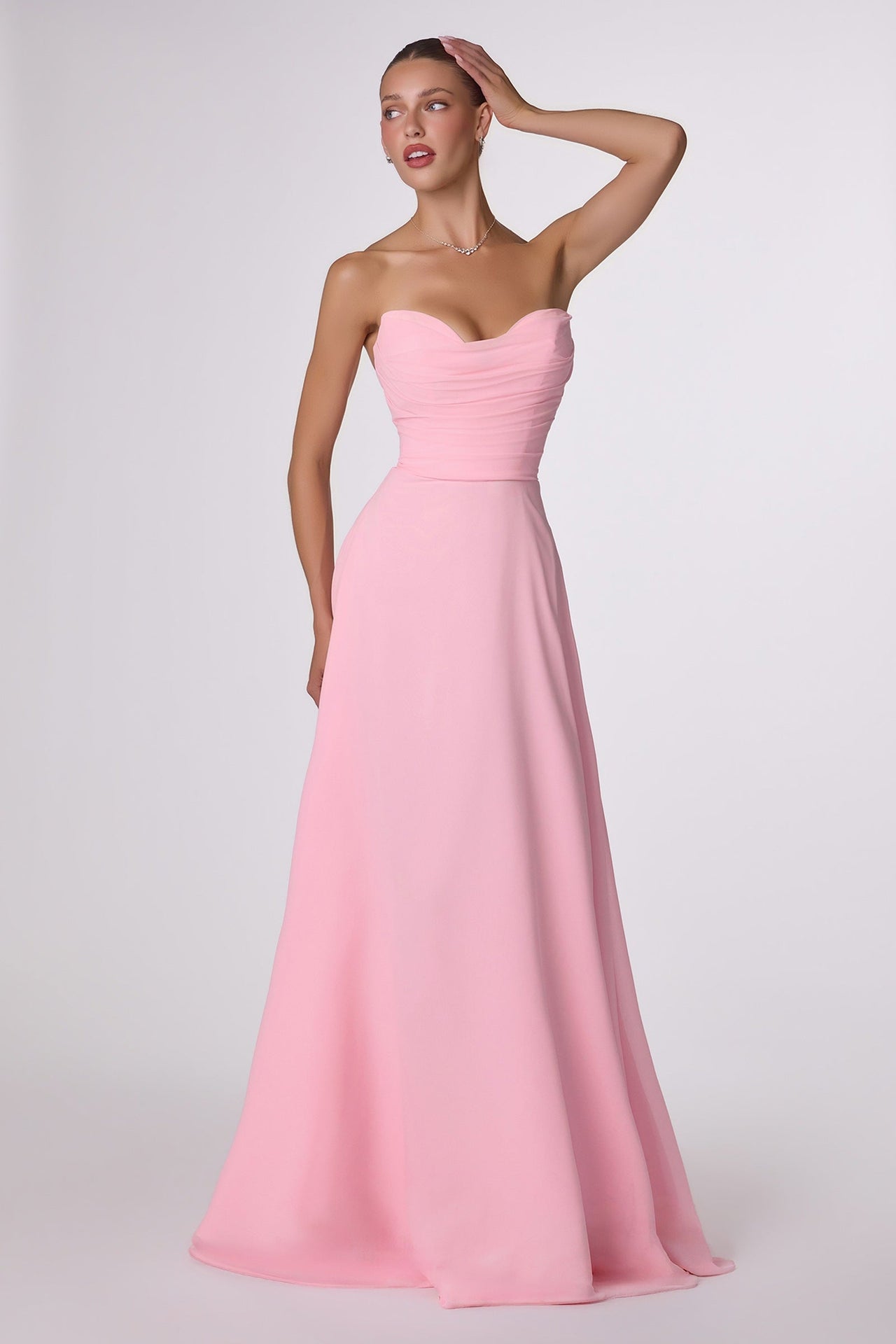 Ladivine Amoris T703 Dress Strapless A-Line Bridesmaid Gown