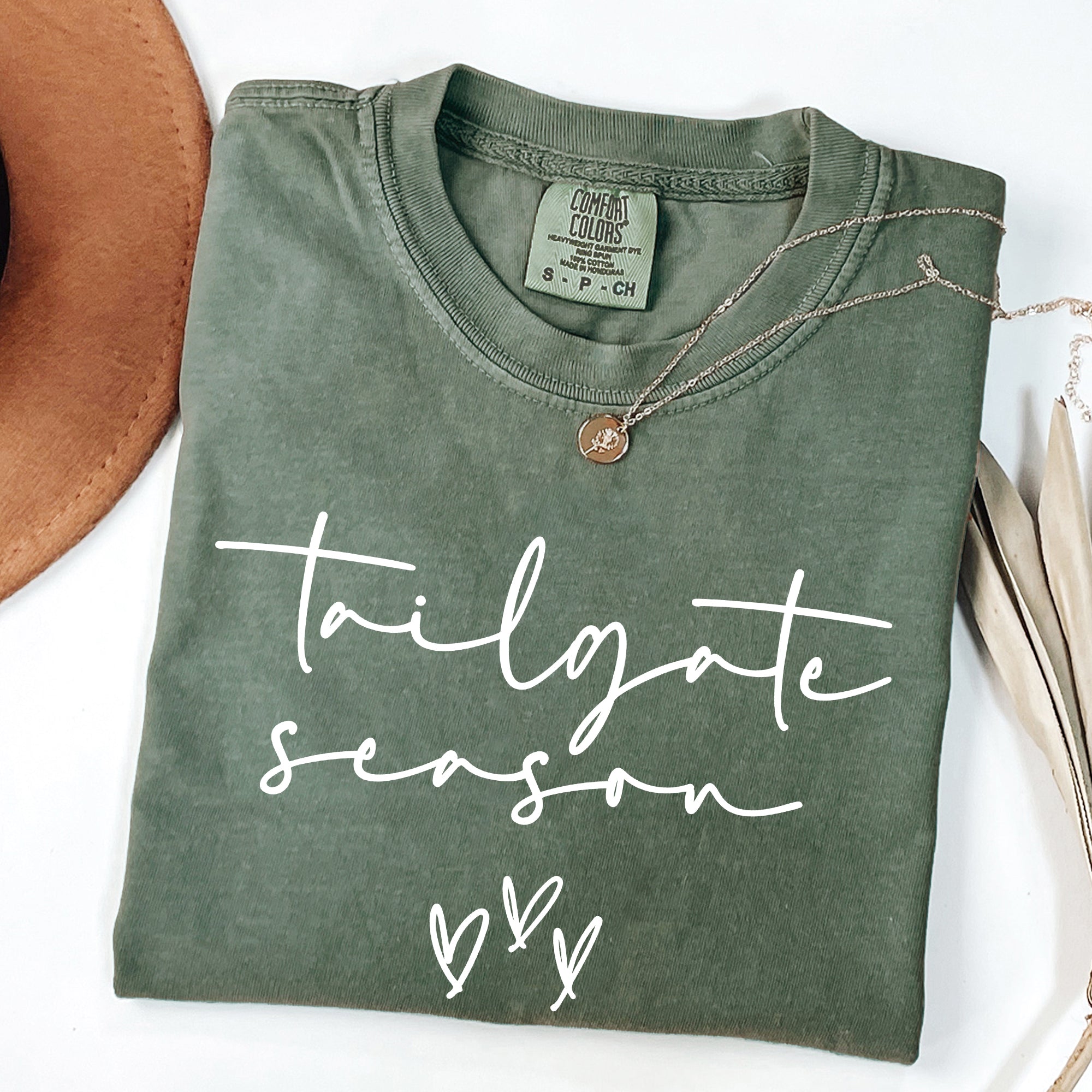 Tailgate Season Football Game Day Big Game Touchdown Tailgate Party Comfort Colors Tee