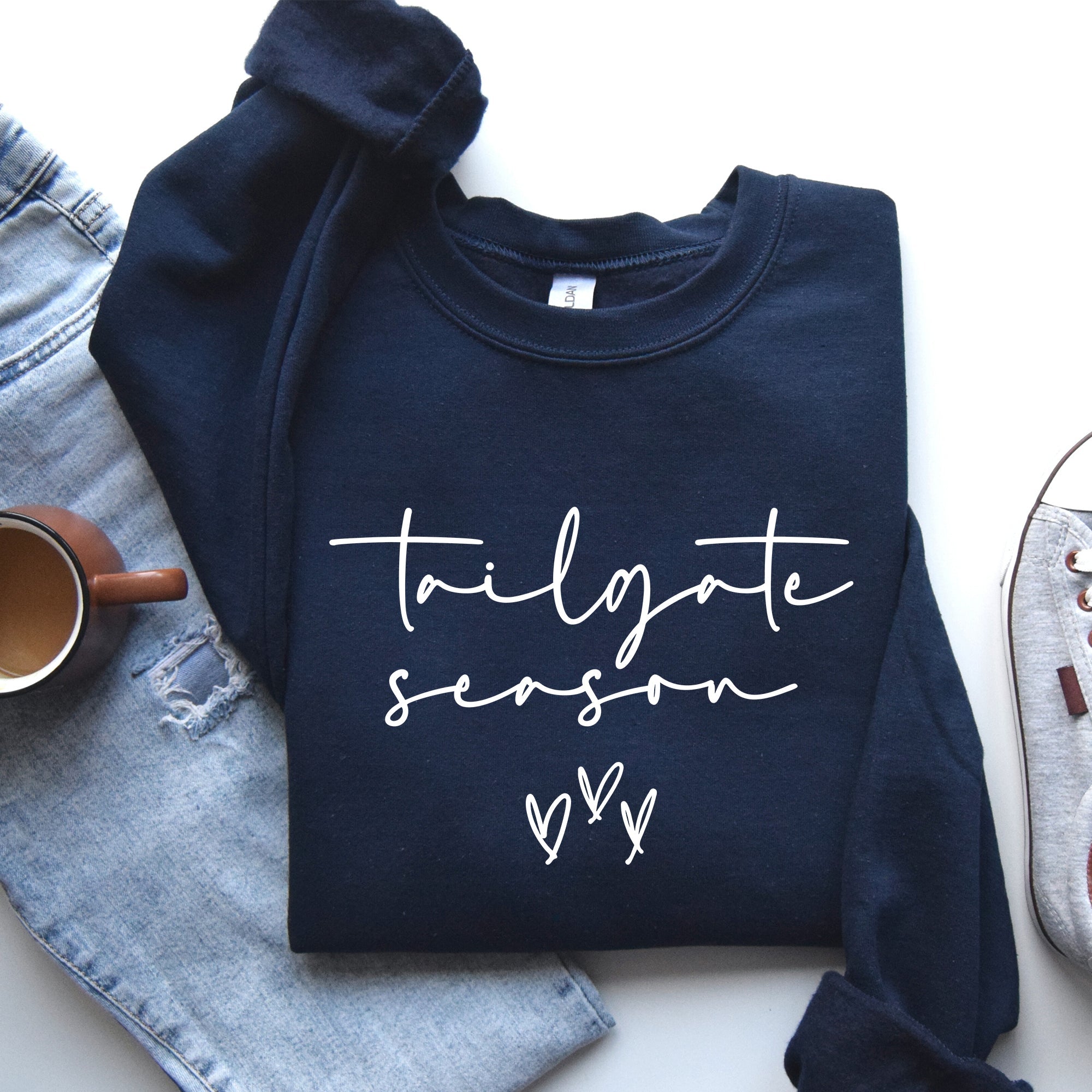 Tailgate Season Cozy Football Game Day Big Game Touchdown Tailgate Party Sweatshirt
