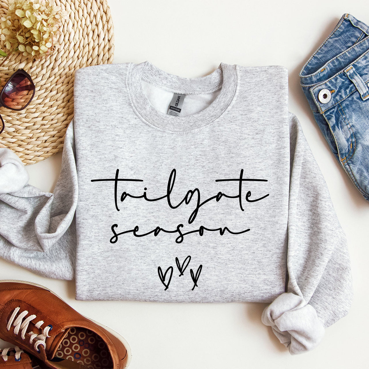Tailgate Season Cozy Football Game Day Big Game Touchdown Tailgate Party Sweatshirt