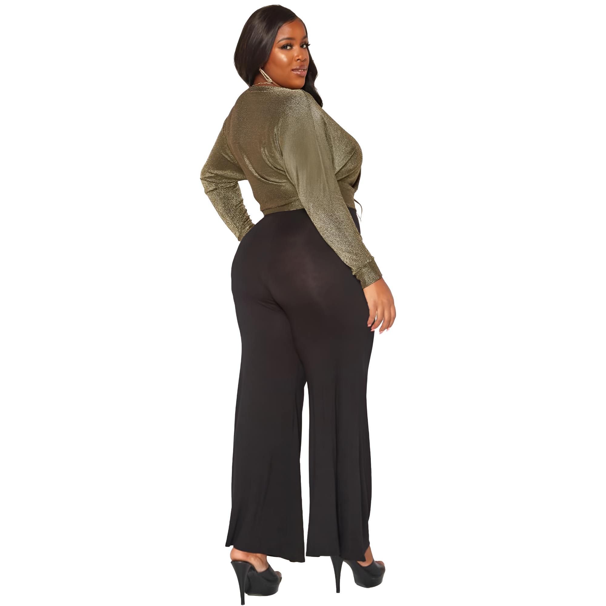 Women's Plus Size Active Flare Leggings