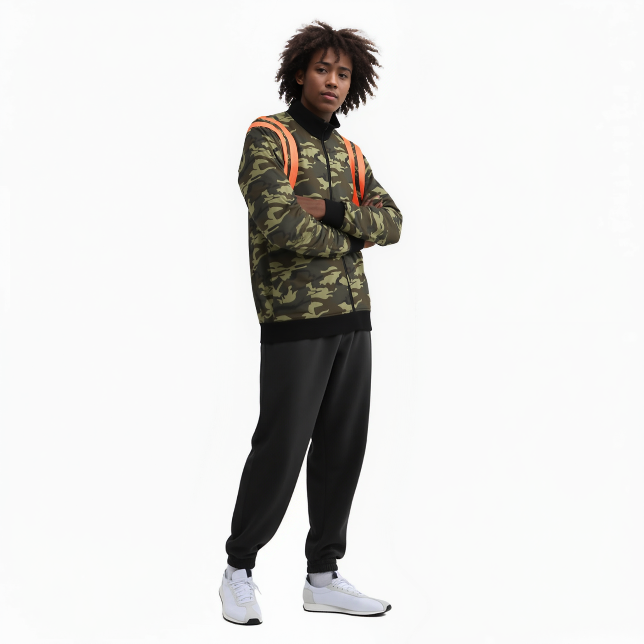 Blank State Men's Track Jacket in Camo