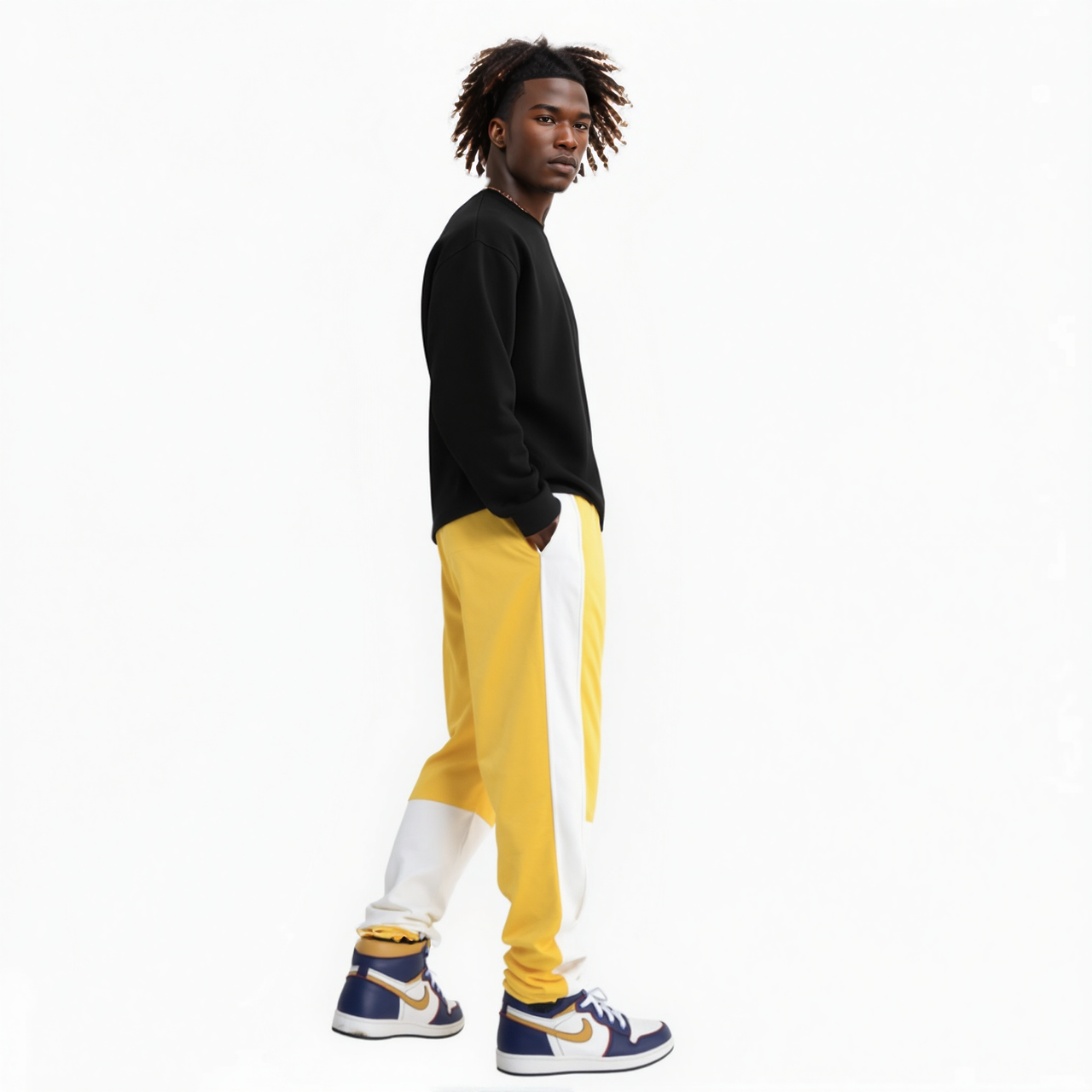 Blank State Men's 3 Stopper Swishy Pants in Yellow