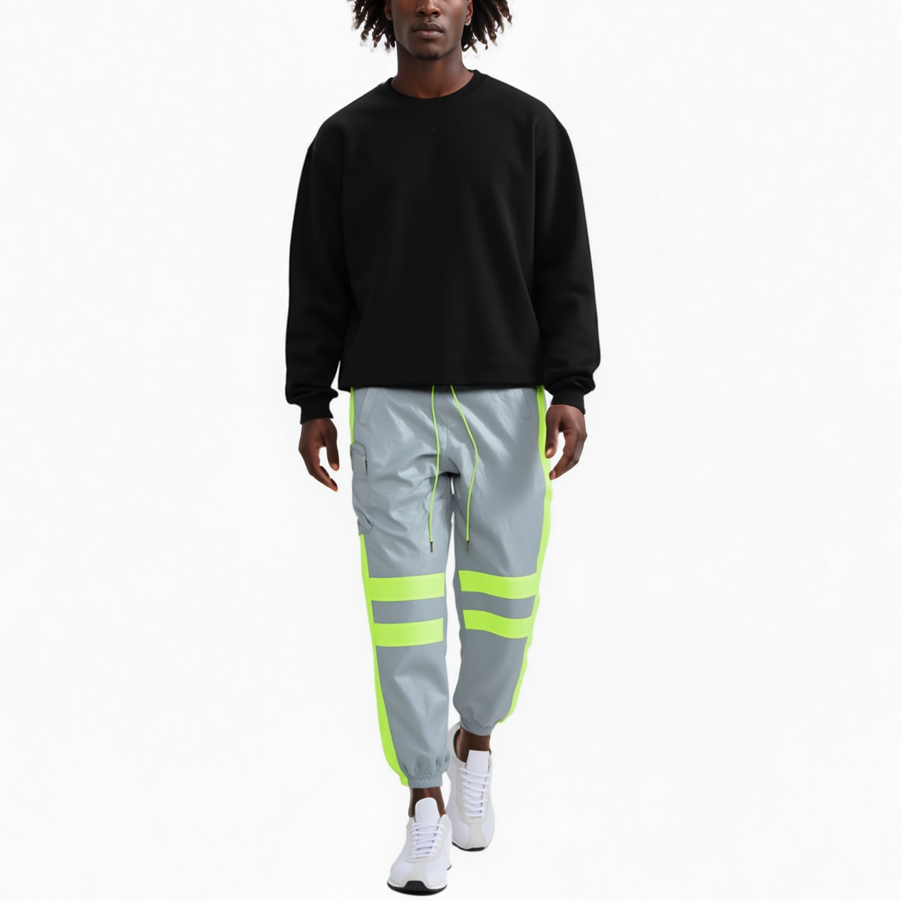 Blank State Men's X1 Cargo Pants in Grey[Reflective]
