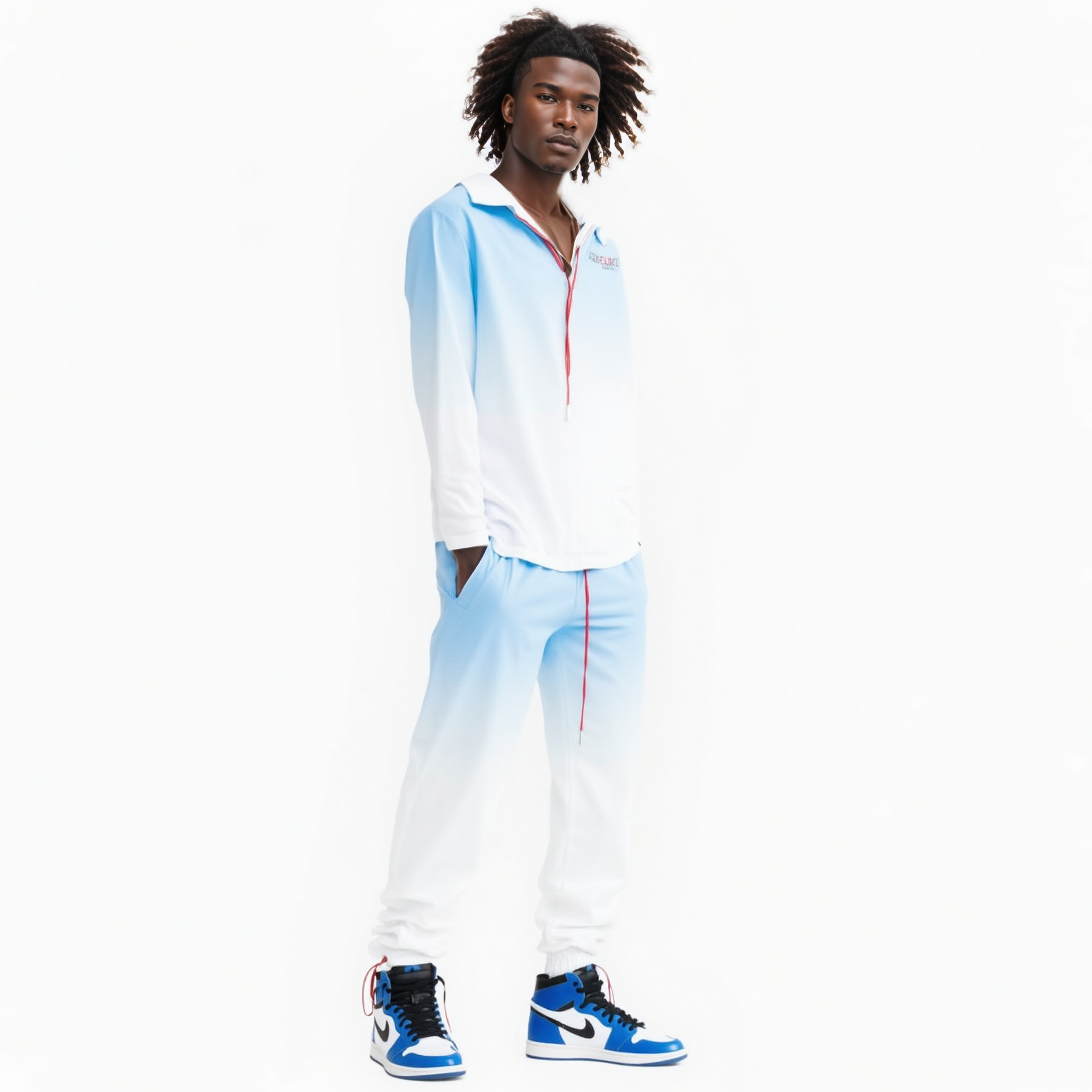 Blank State Men's 3 Stopper Swishy Pants in Ice Blue