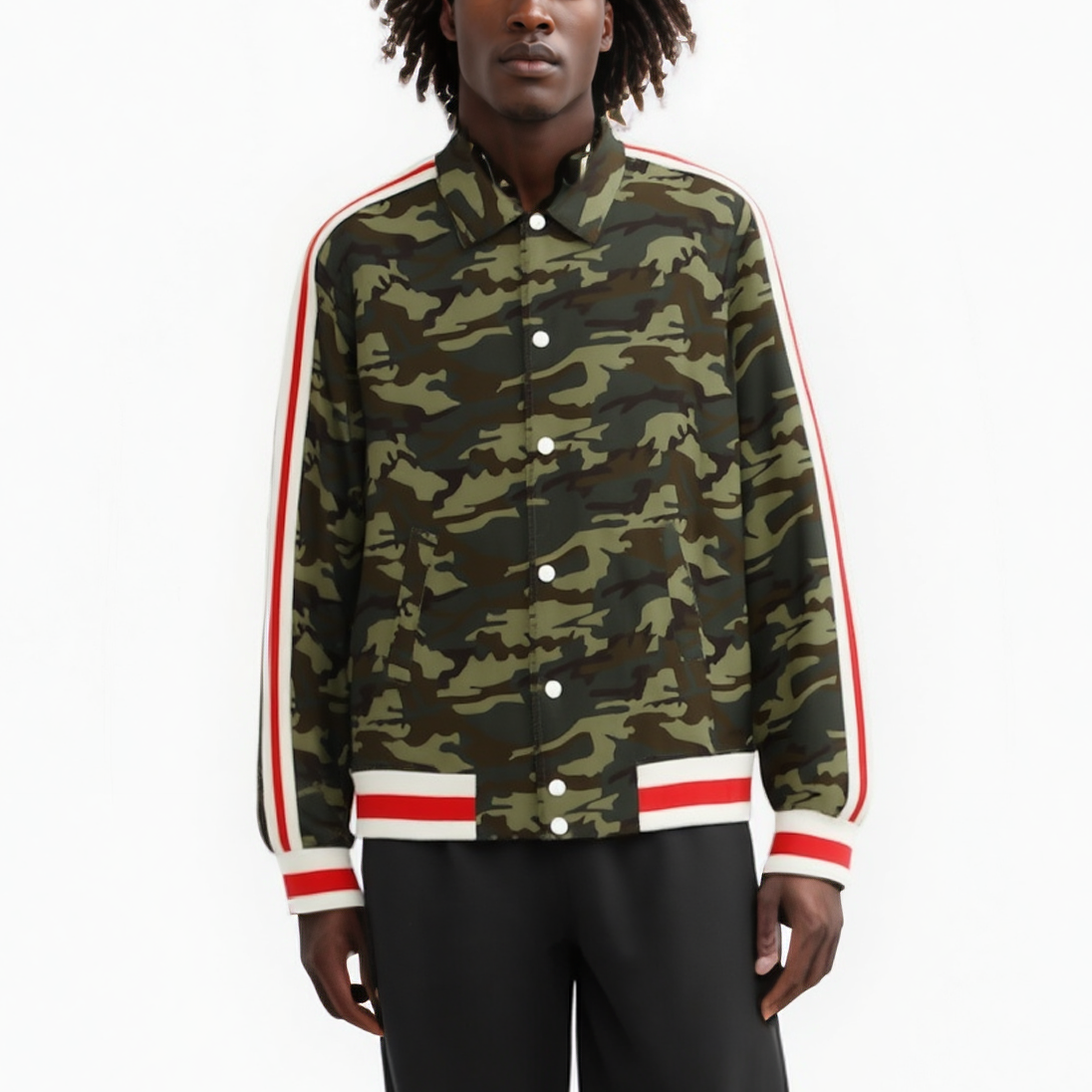 Blank State Men's Track Jacket in Camo