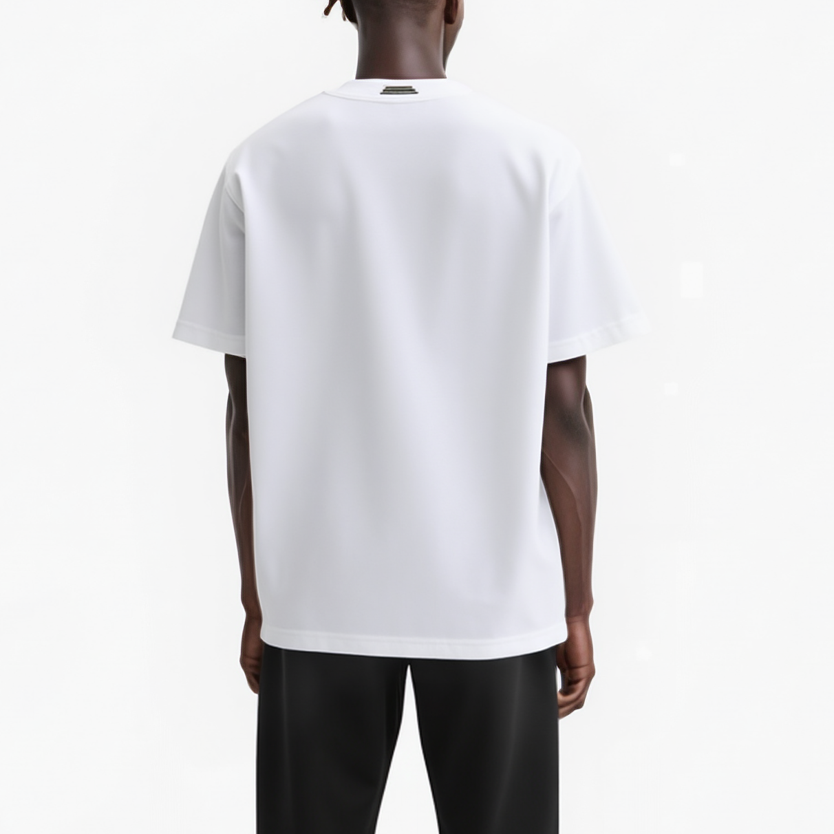 Konus Men's Oversized Vulture Graphic Tee in White