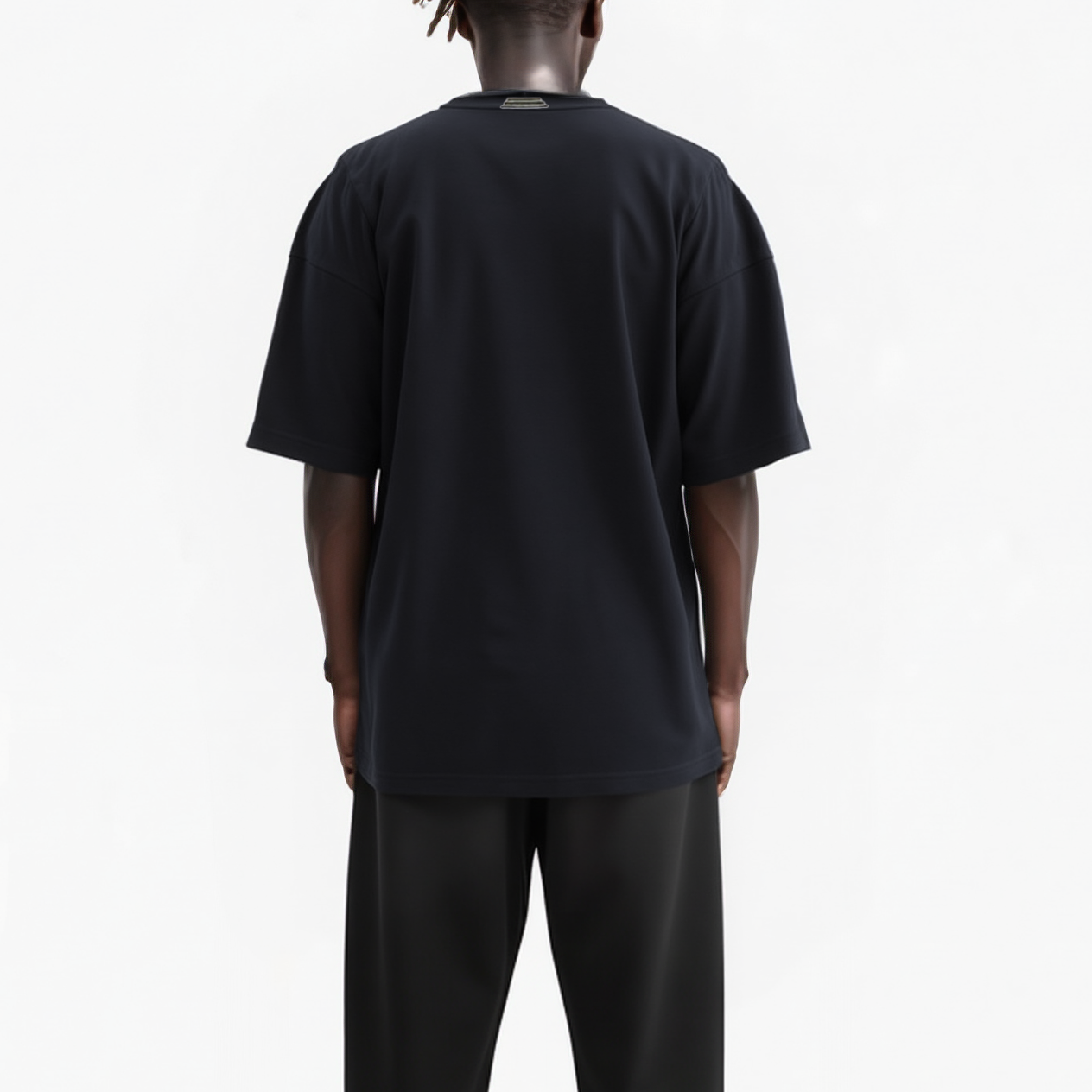 Konus Men's Oversized Vulture Graphic Tee in Black
