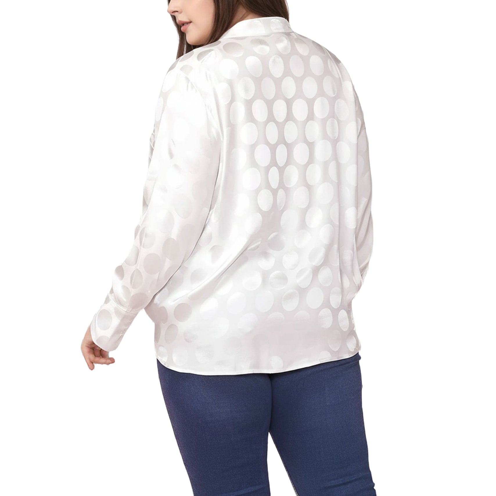Pleione Plus Size Women's V-neck Surplice Front Pajama Blouse