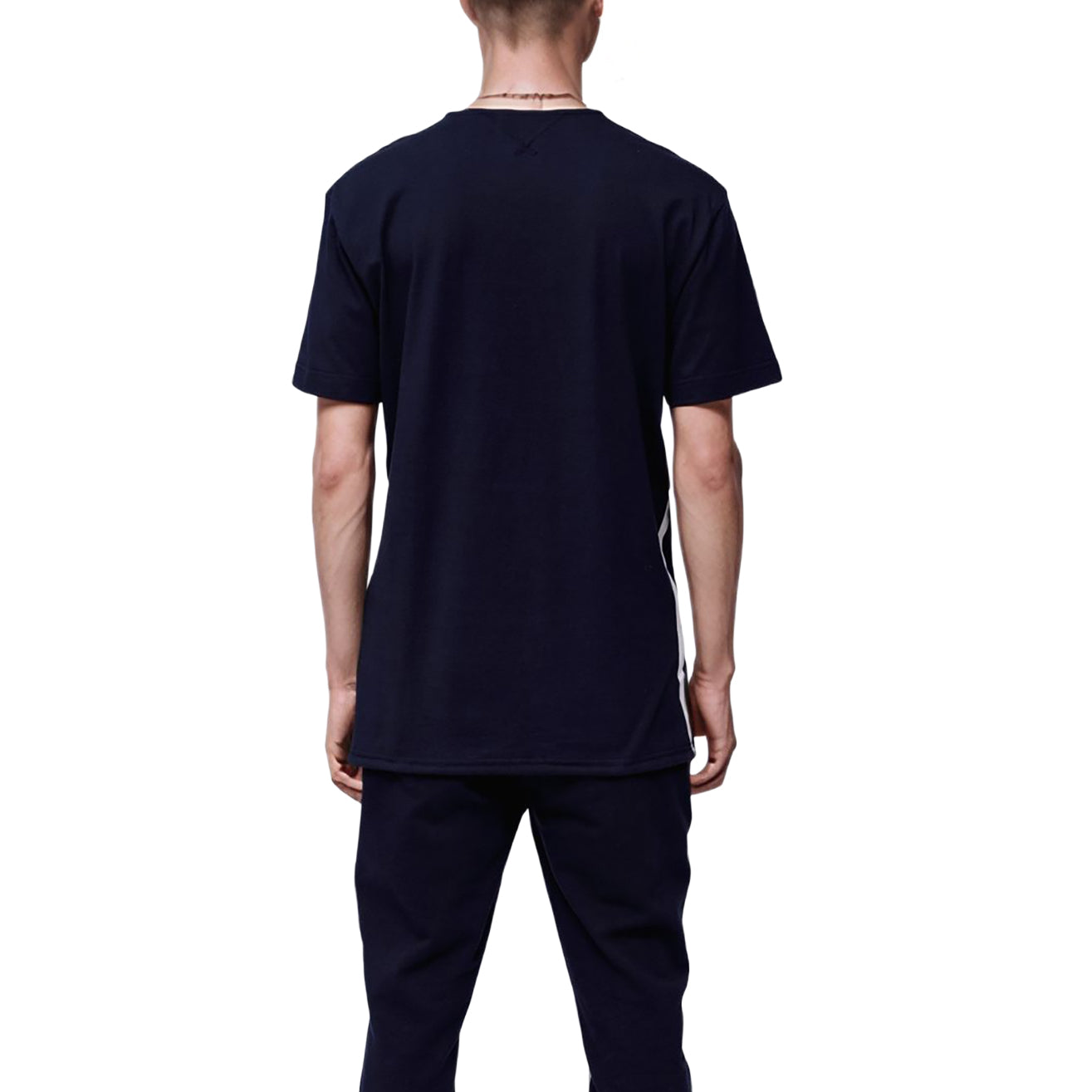 Men's Side Seam Tape Short Sleeve Tee in Navy