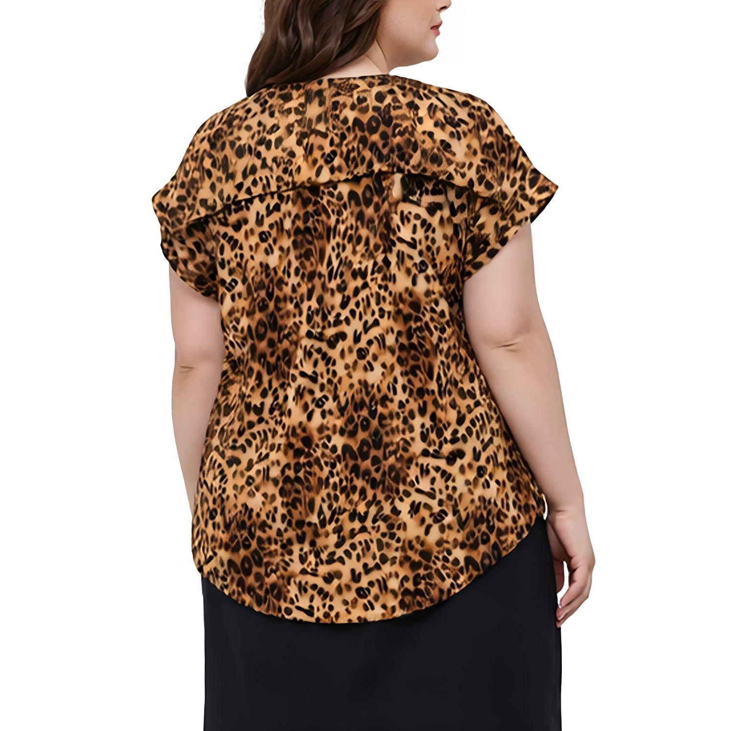 Pleione Women's Leopard Print Top