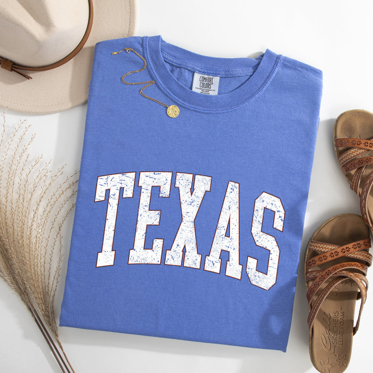 Texas Football Game Day Tailgate Spirit for State University and College Fans Comfort Colors Tee