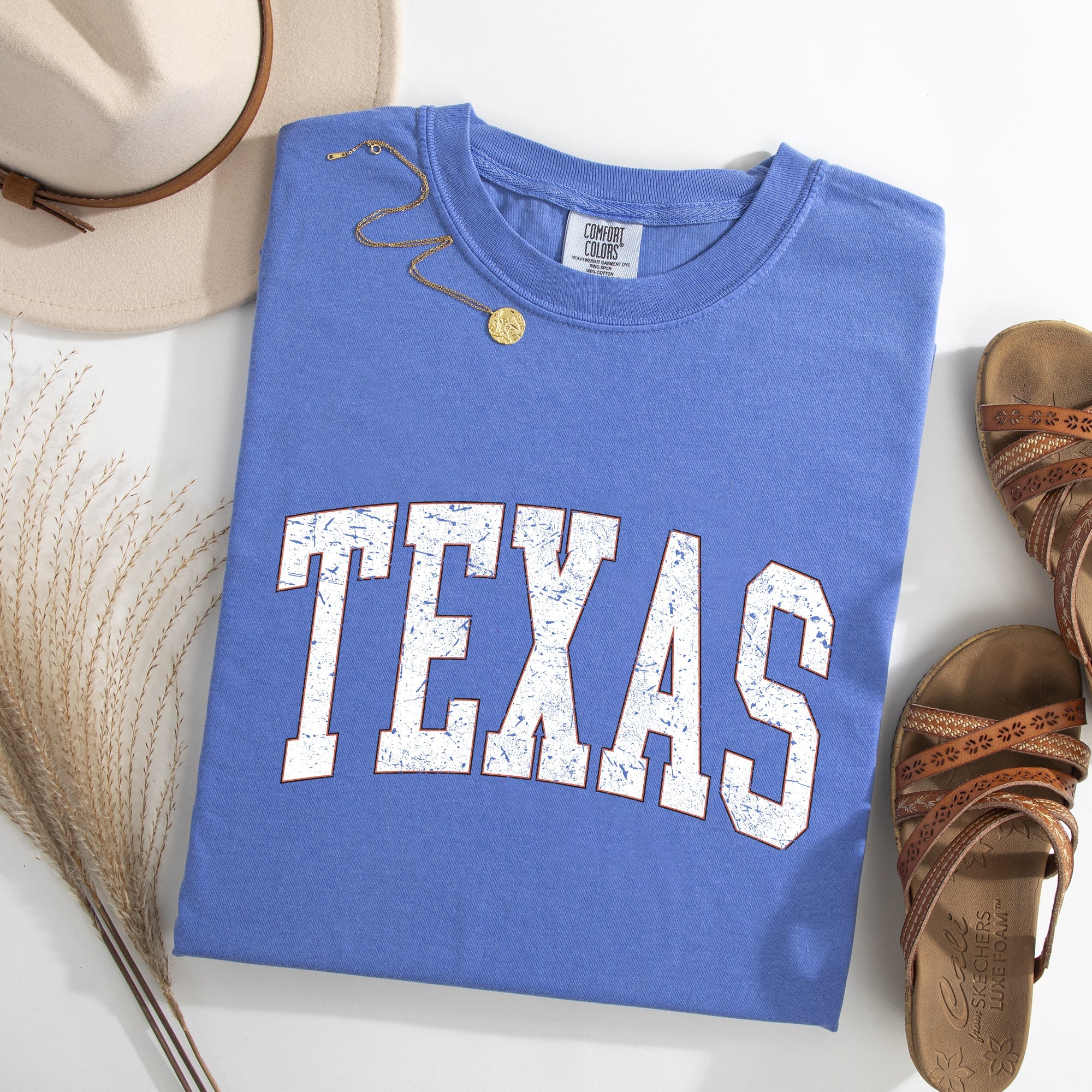 Texas Football Game Day Tailgate Spirit for State University and College Fans Comfort Colors Tee