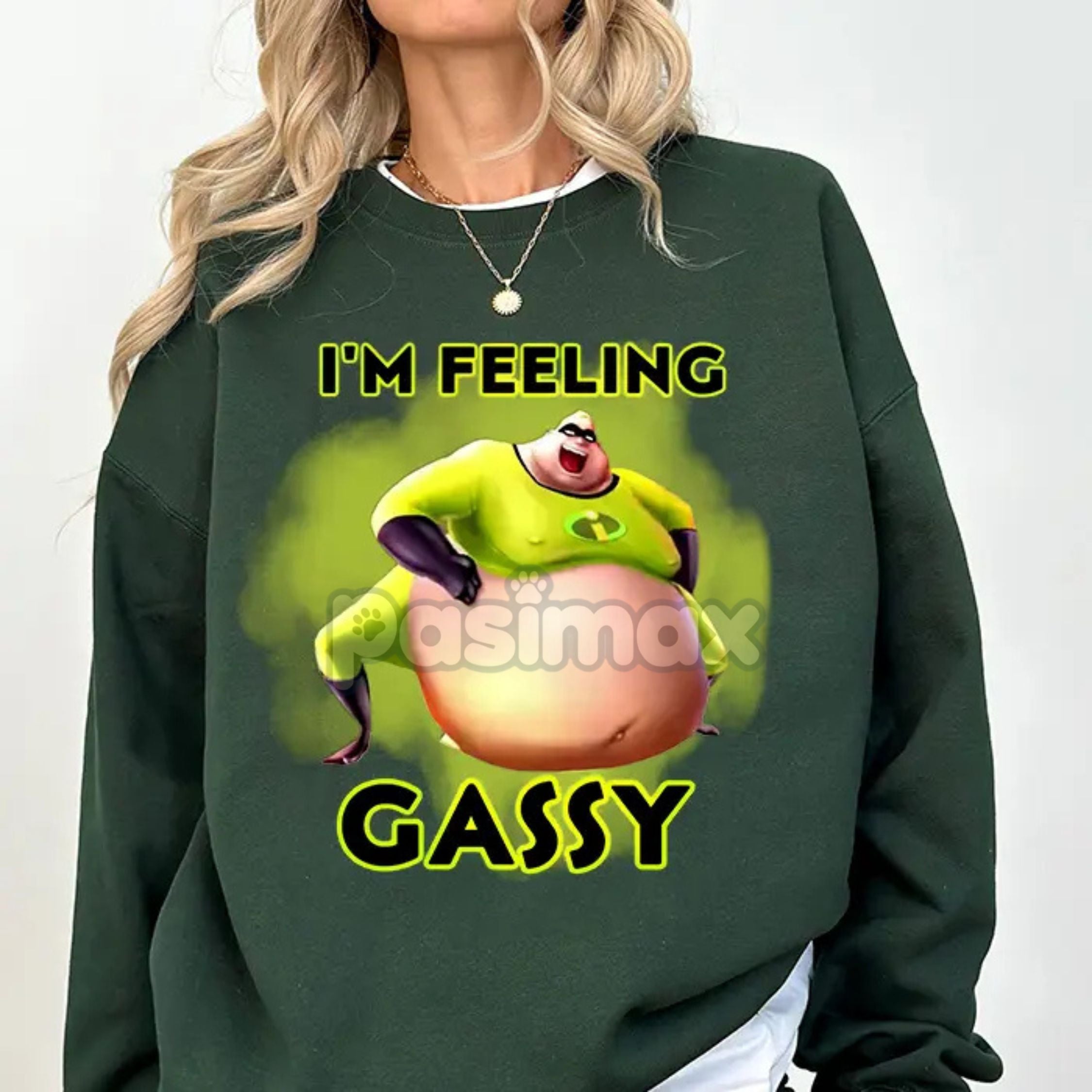 The Incredibles Gassy Sweatshirt – Fun & Humorous Disney Pixar Fan Apparel