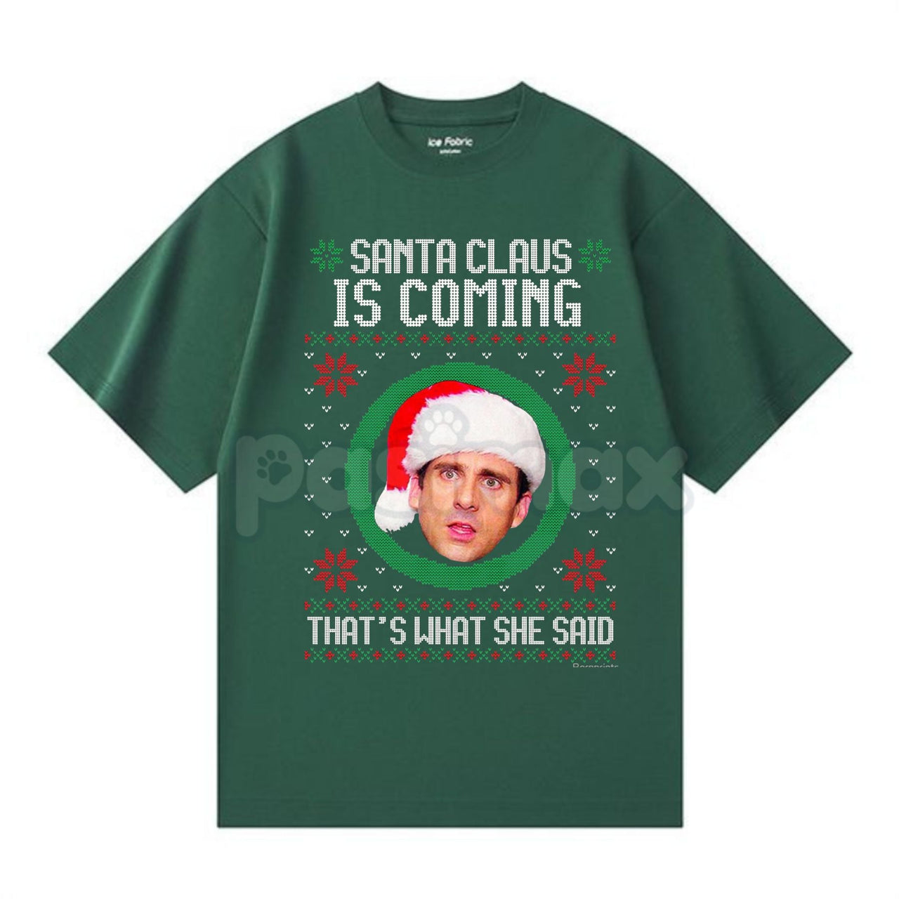 The Office Christmas Vintage T-Shirt - Michael Scott Santa Claus Meme Tee, Funny Holiday TV Show Gift, Unisex Dunder Mifflin Apparel
