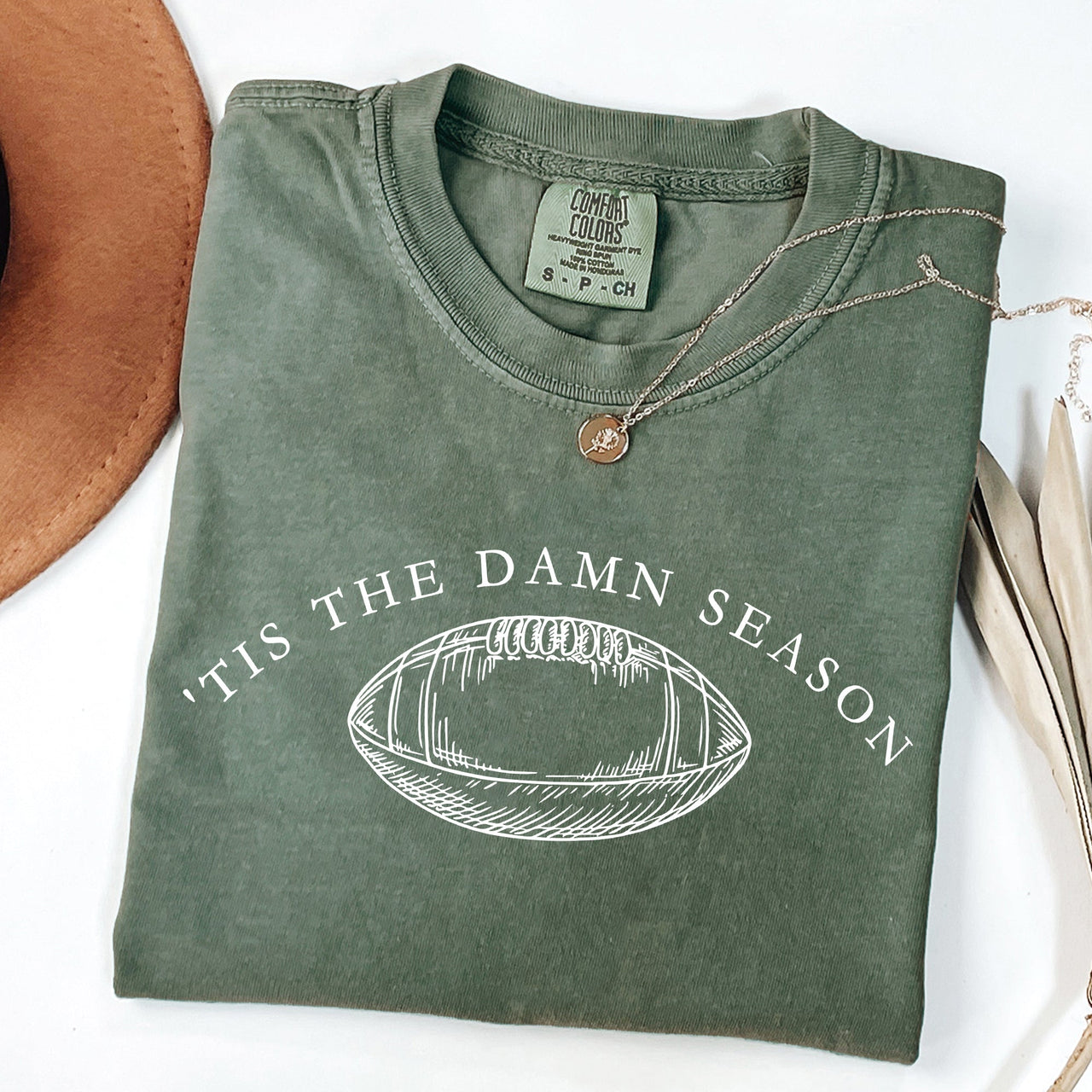 Tis The Damn Season Football Tailgate Party Limited Edition Collectible Comfort Colors Tee