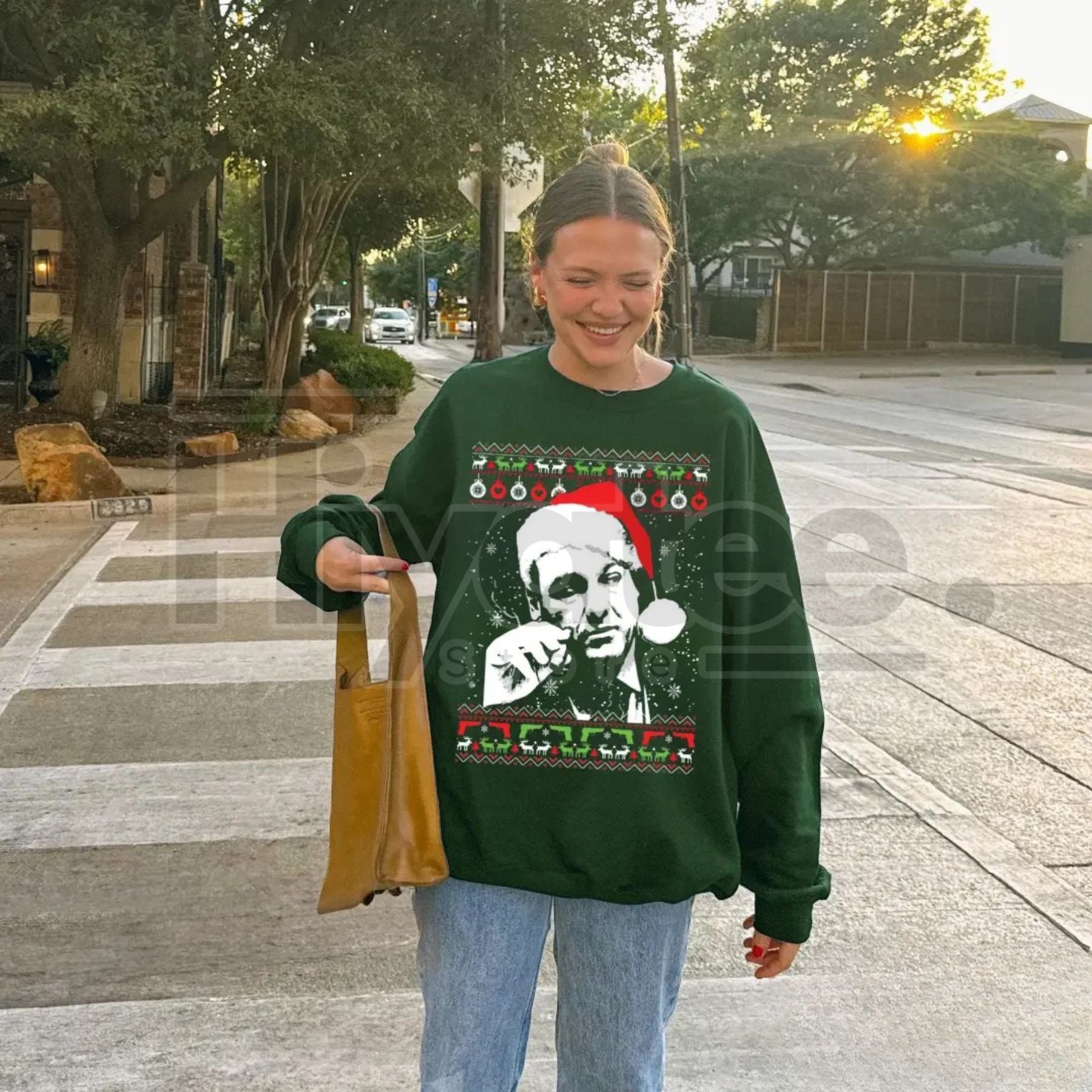Tony Soprano Ugly Christmas Sweatshirt