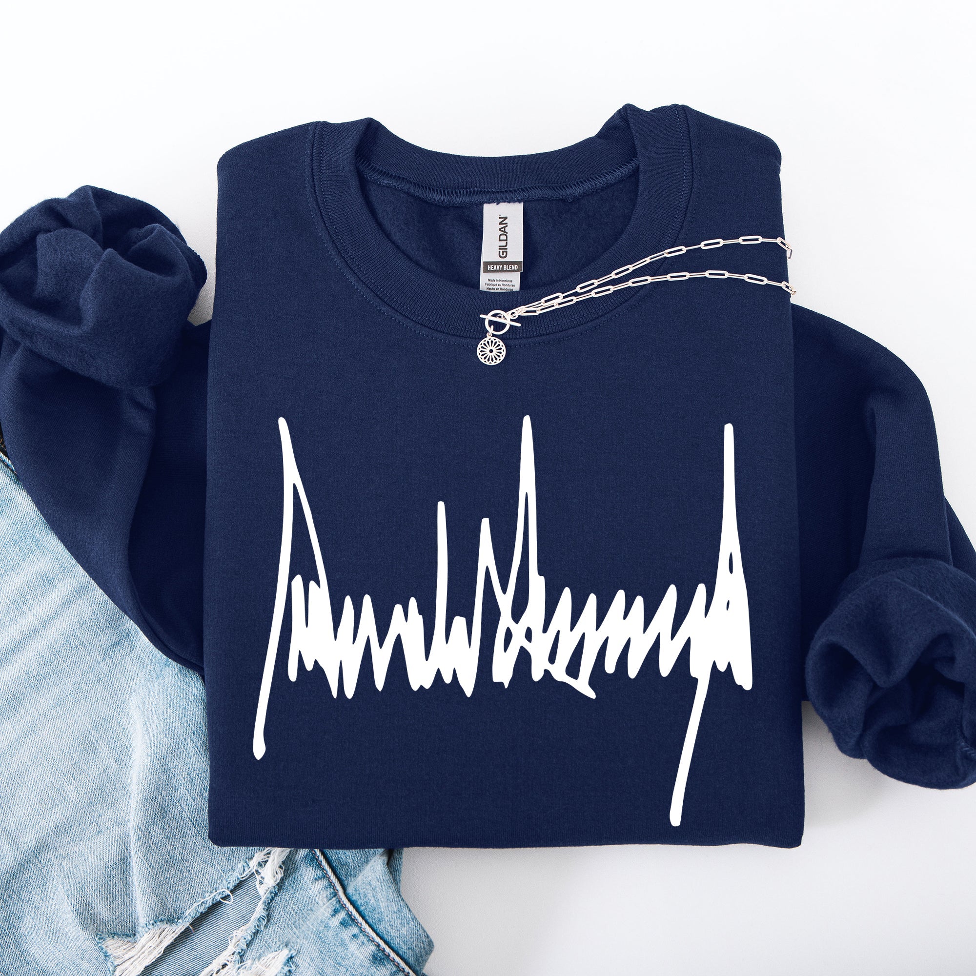 Trump Signature Patriotic USA 4th Of July Political Statement Limited Edition Sweatshirt