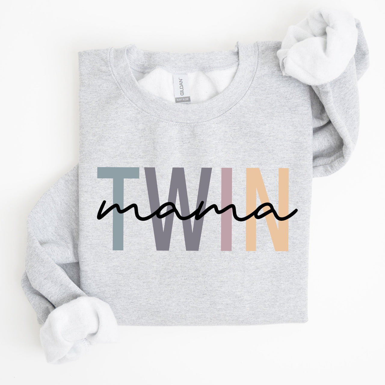 Twin Mama Mom Of Twins Motherhood Proud Forever Striving Everyday Joyful Comfort For Moms Sweatshirt