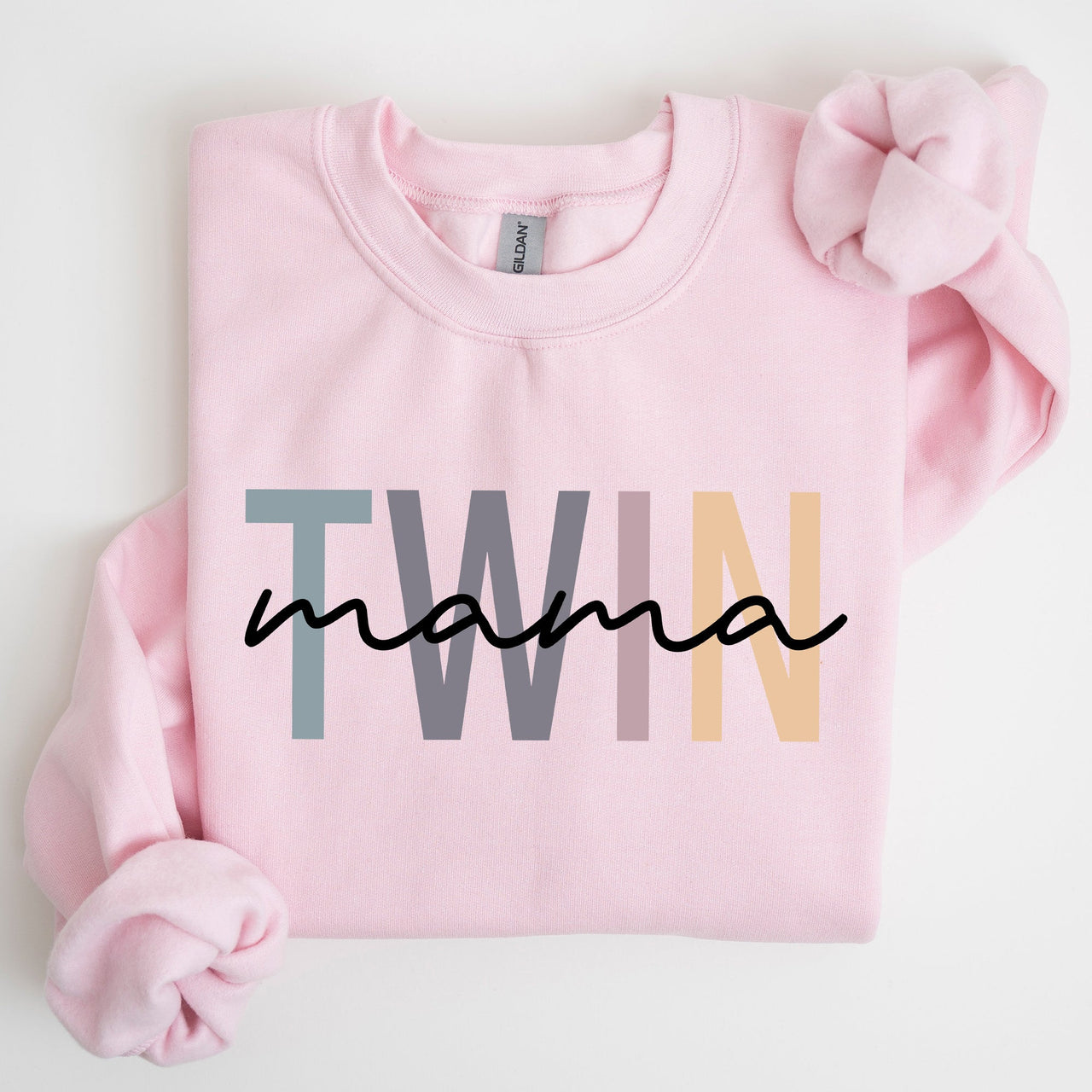 Twin Mama Mom Of Twins Motherhood Proud Forever Striving Everyday Joyful Comfort For Moms Sweatshirt