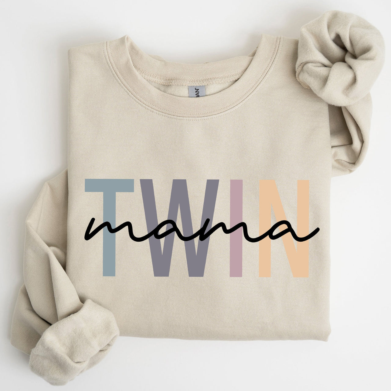 Twin Mama Mom Of Twins Motherhood Proud Forever Striving Everyday Joyful Comfort For Moms Sweatshirt