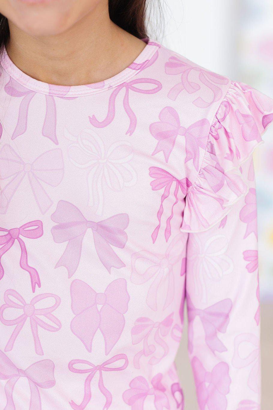 SALE Twinkle Ties L/S Ruffle Tee