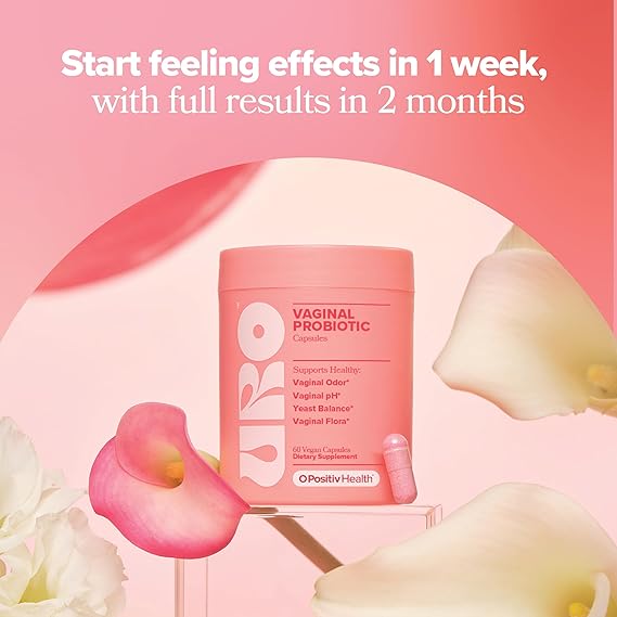 URO Women Probiotics Capsules for Women pH Balance with Prebiotics & Lactobacillus Probiotic Blend