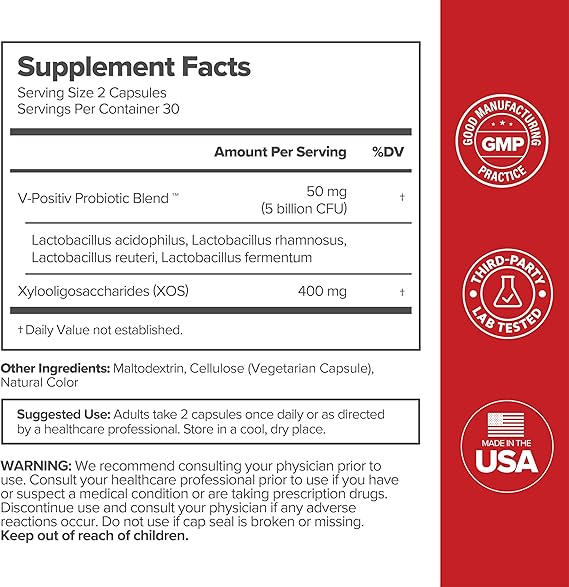 URO Women Probiotics Capsules for Women pH Balance with Prebiotics & Lactobacillus Probiotic Blend