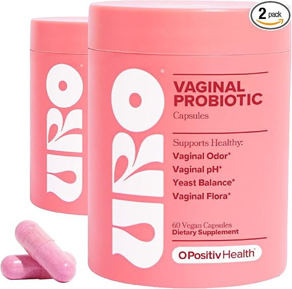 URO Women Probiotics Capsules for Women pH Balance with Prebiotics & Lactobacillus Probiotic Blend