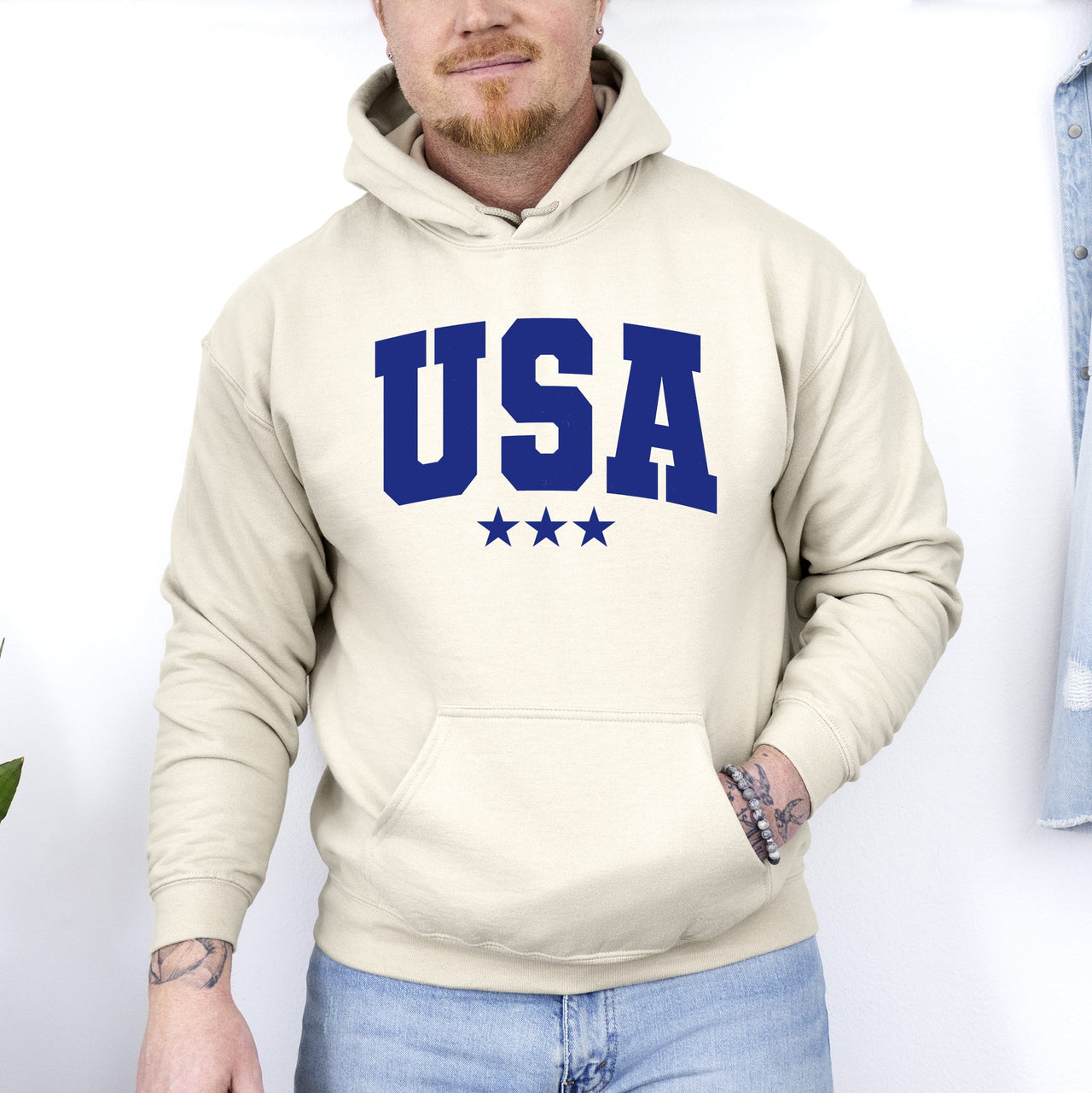 USA Stars Retro Patriotic America 4th Of July Heritage Edition Collectors Hoodie