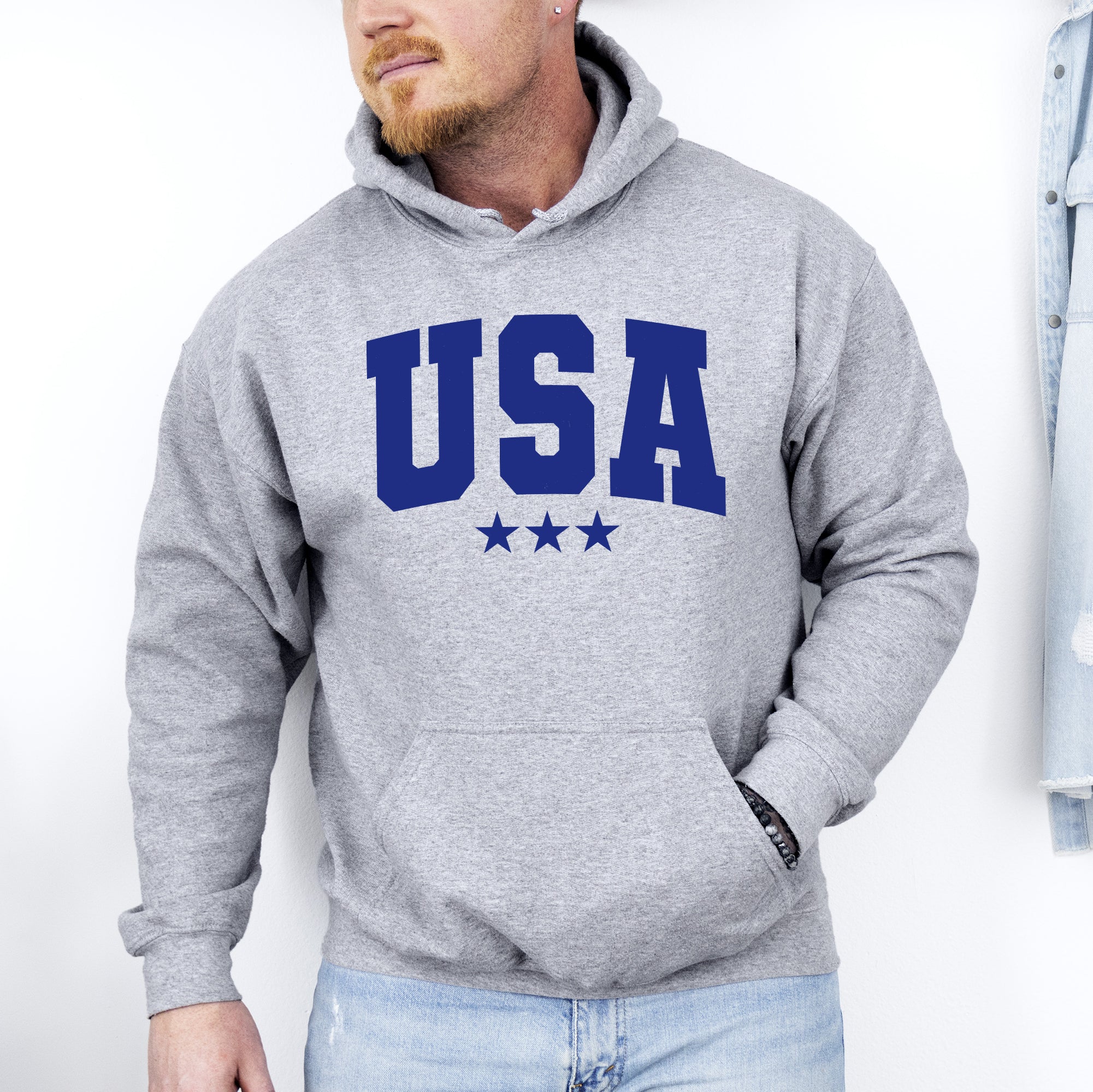 USA Stars Retro Patriotic America 4th Of July Heritage Edition Collectors Hoodie