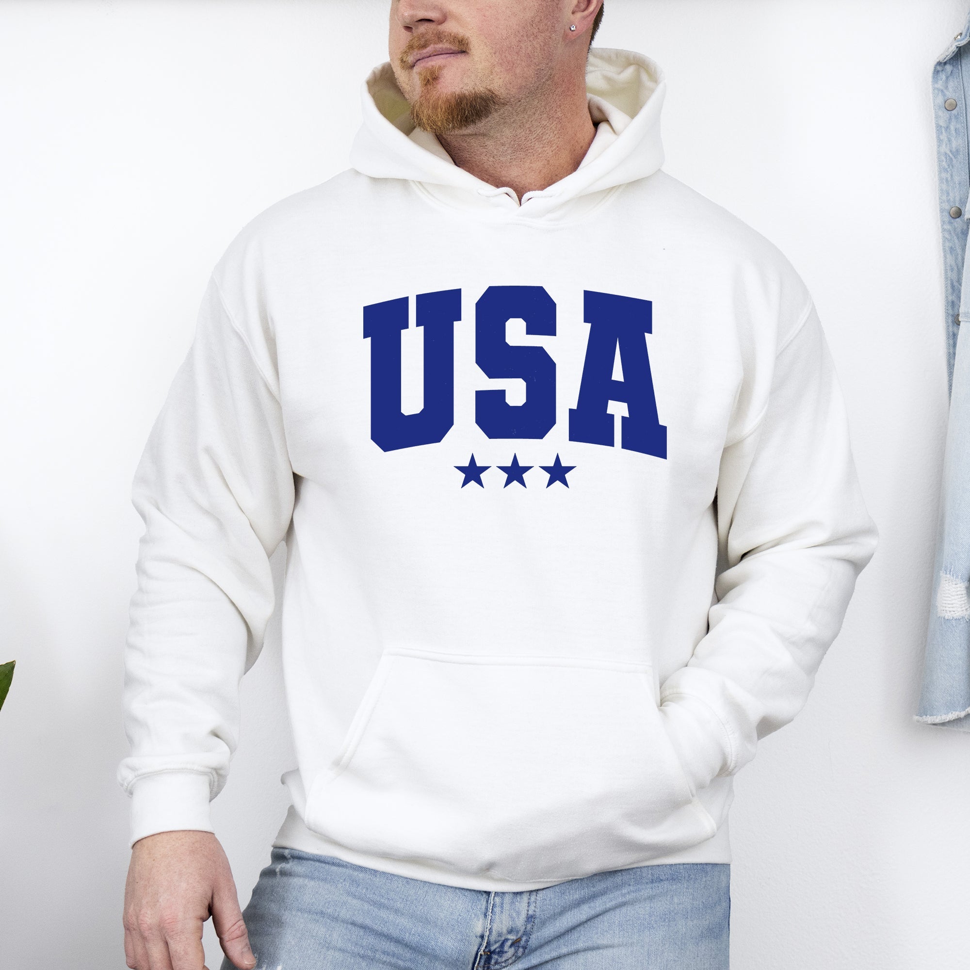 USA Stars Retro Patriotic America 4th Of July Heritage Edition Collectors Hoodie