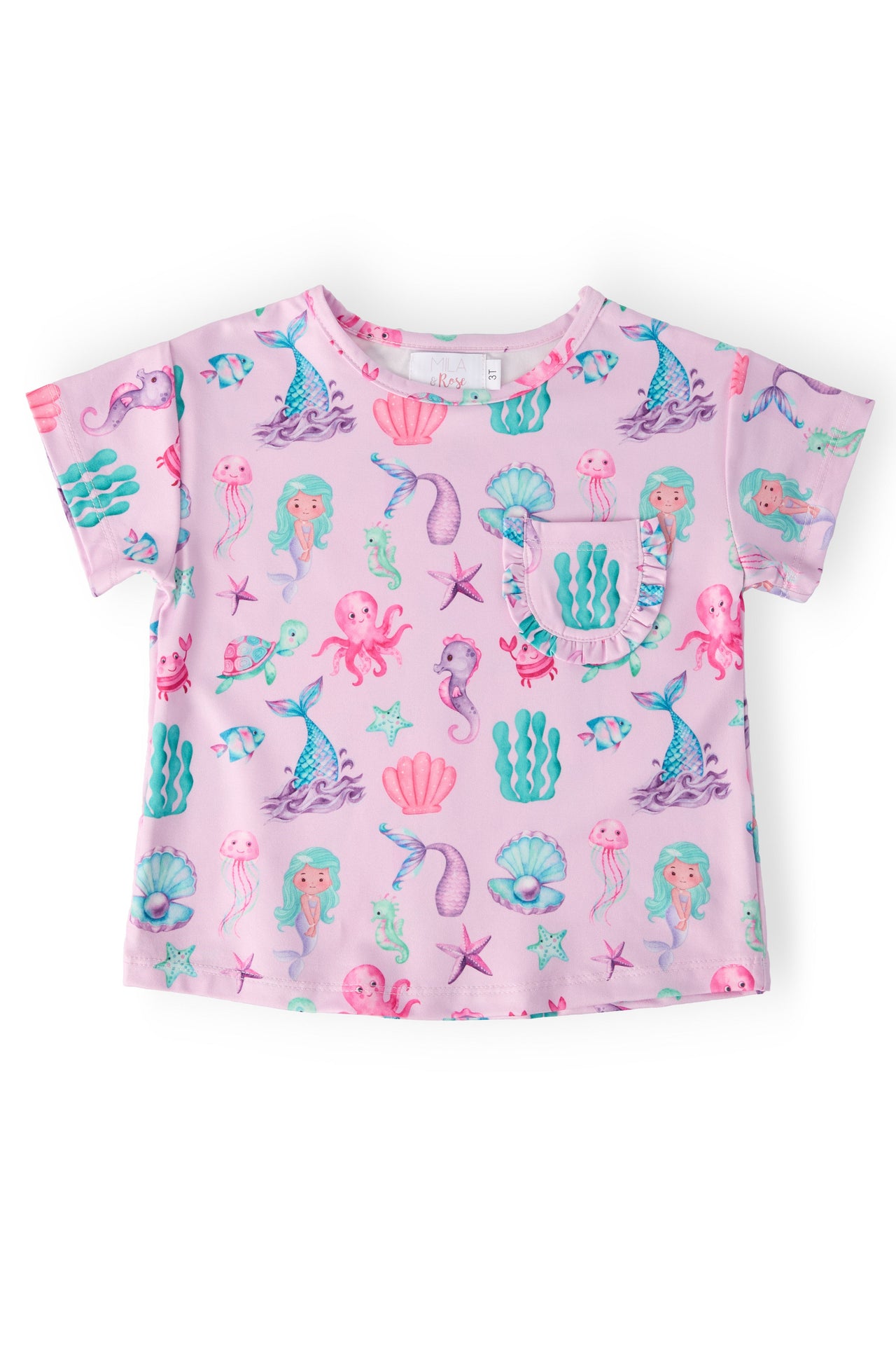 Under the Sea Ruffle Pocket Tee