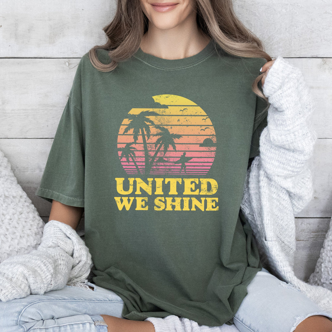 United We Shine Comfort Colors Tee